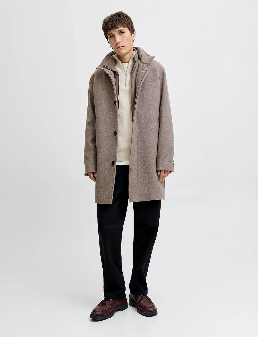 Jack & Jones - JPRBLAMILANO STITCH KNIT HALF ZIP SN - pullover mit halbem reißverschluss - cloud dancer - 3