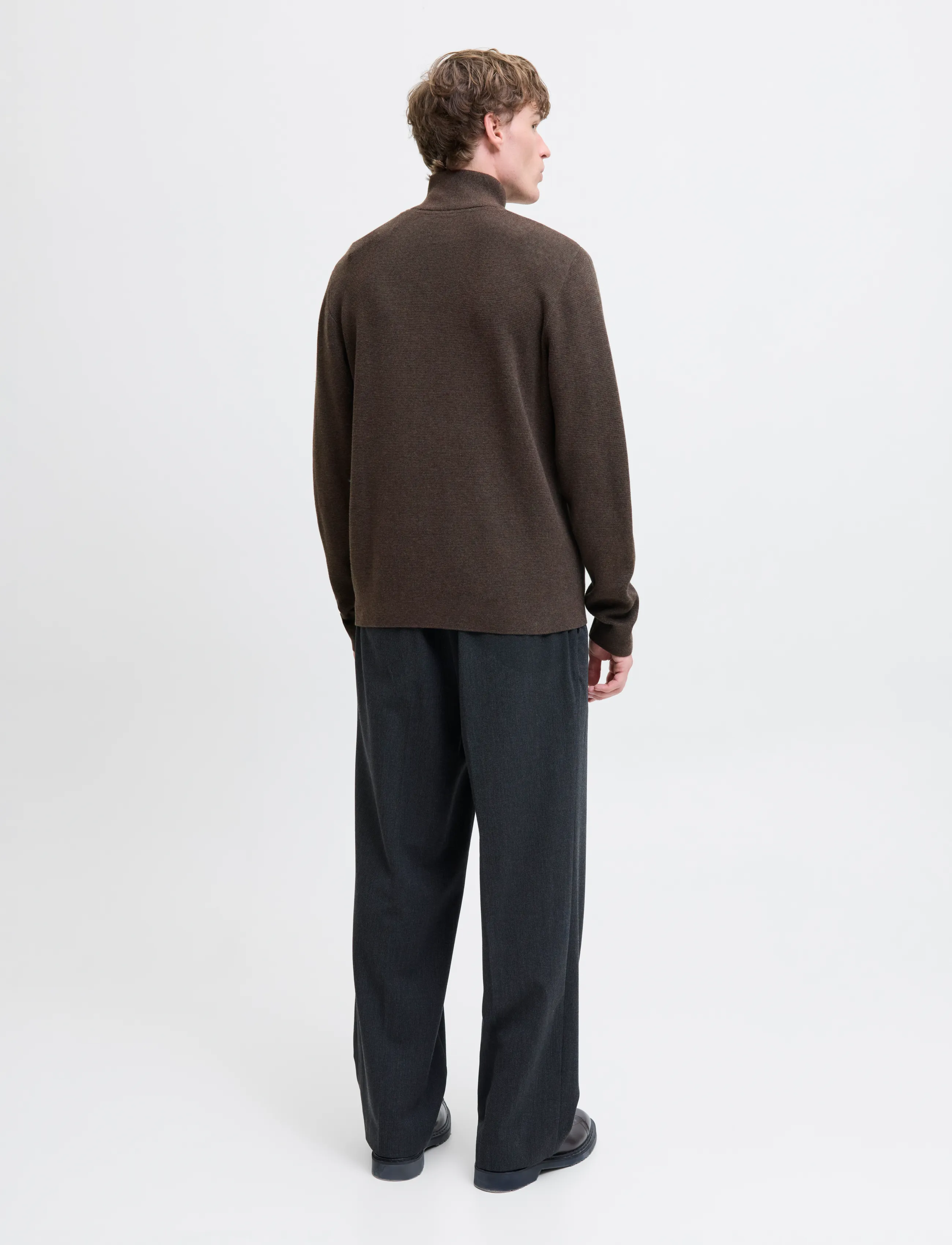 Jack & Jones - JPRBLAMILANO STITCH KNIT HALF ZIP SN - pullover mit halbem reißverschluss - delicioso - 2