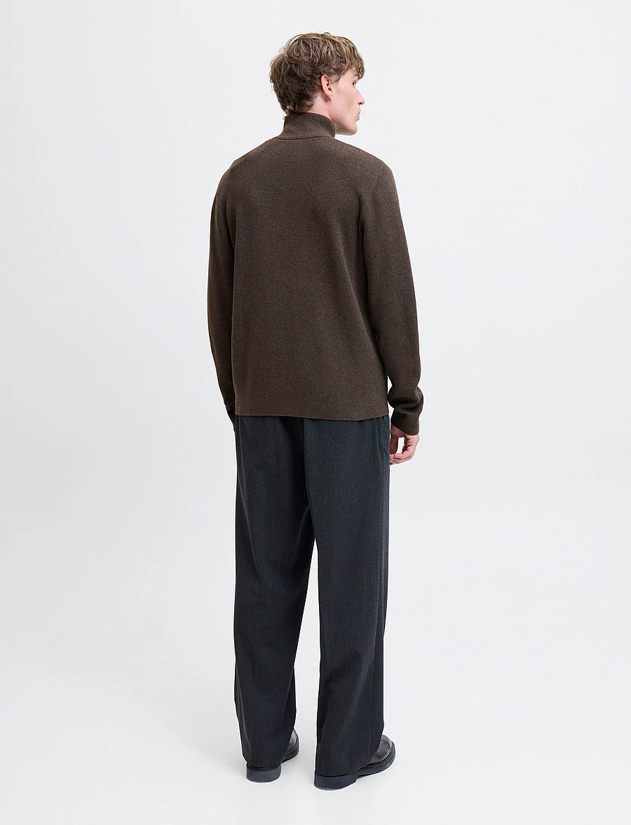 Jack & Jones - JPRBLAMILANO STITCH KNIT HALF ZIP SN - pullover mit halbem reißverschluss - delicioso - 2