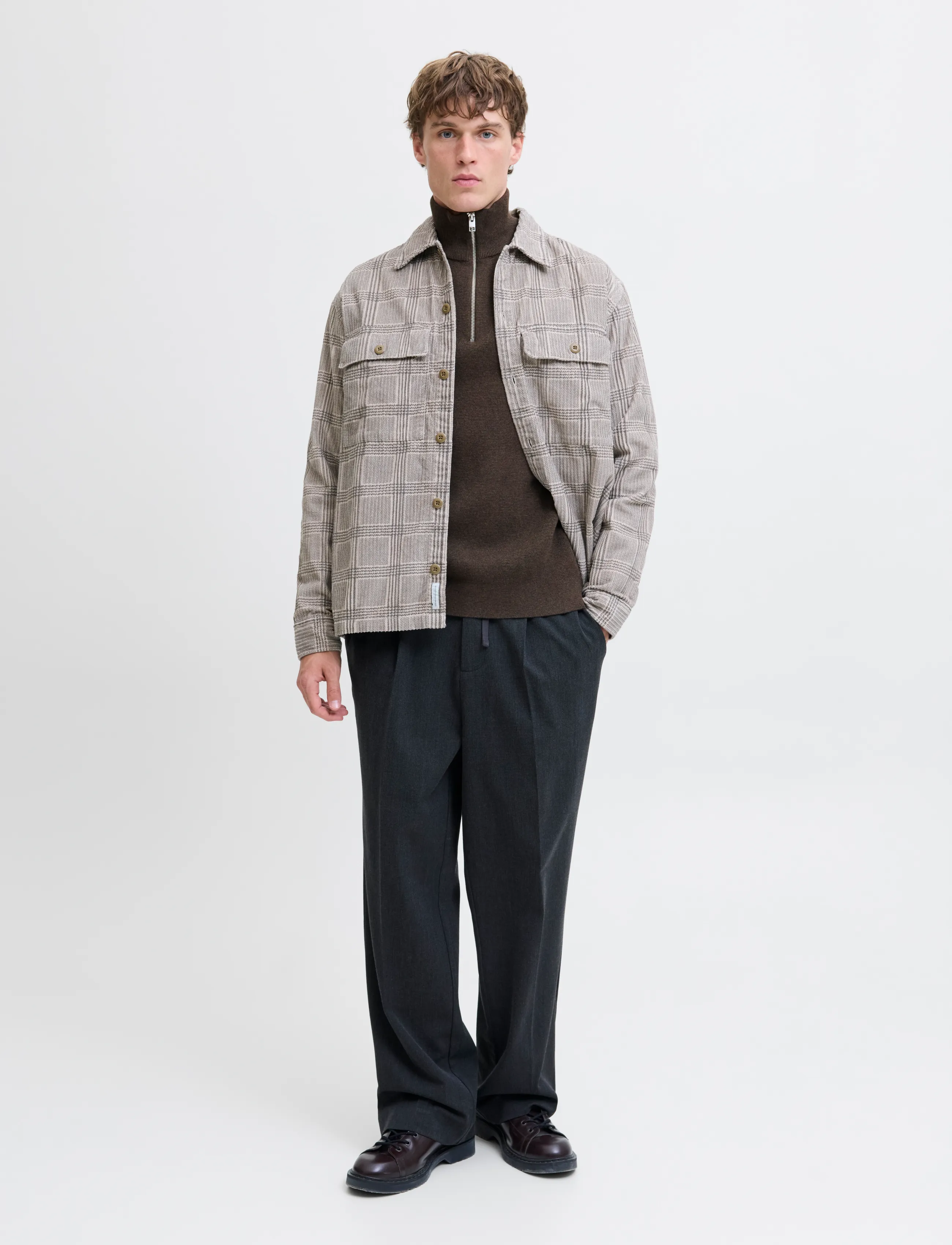 Jack & Jones - JPRBLAMILANO STITCH KNIT HALF ZIP SN - pullover mit halbem reißverschluss - delicioso - 3