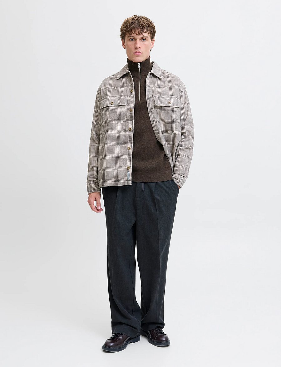 Jack & Jones - JPRBLAMILANO STITCH KNIT HALF ZIP SN - pullover mit halbem reißverschluss - delicioso - 3