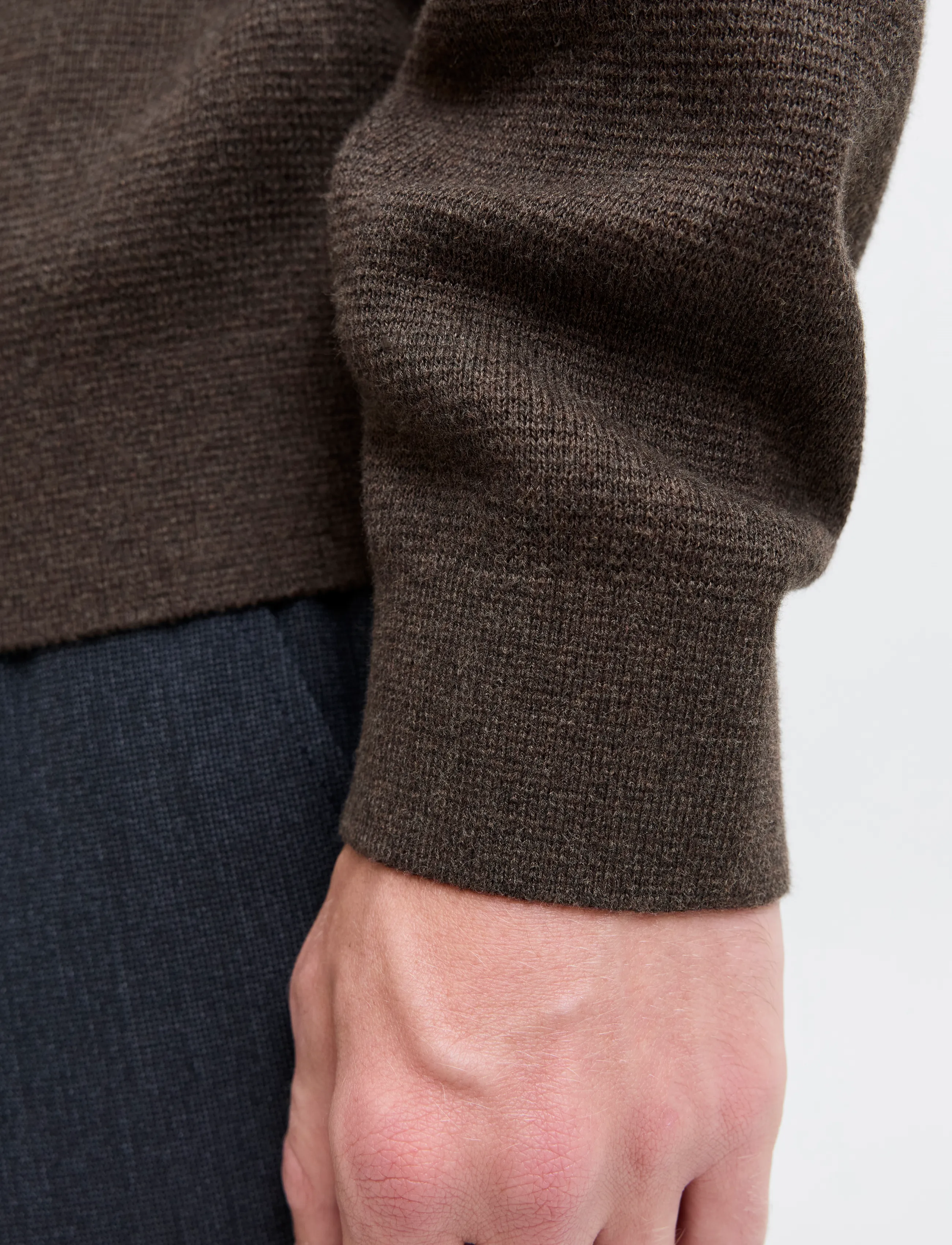 Jack & Jones - JPRBLAMILANO STITCH KNIT HALF ZIP SN - pullover mit halbem reißverschluss - delicioso - 4