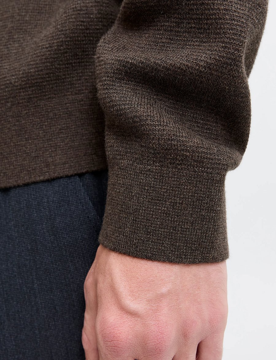 Jack & Jones - JPRBLAMILANO STITCH KNIT HALF ZIP SN - pullover mit halbem reißverschluss - delicioso - 4
