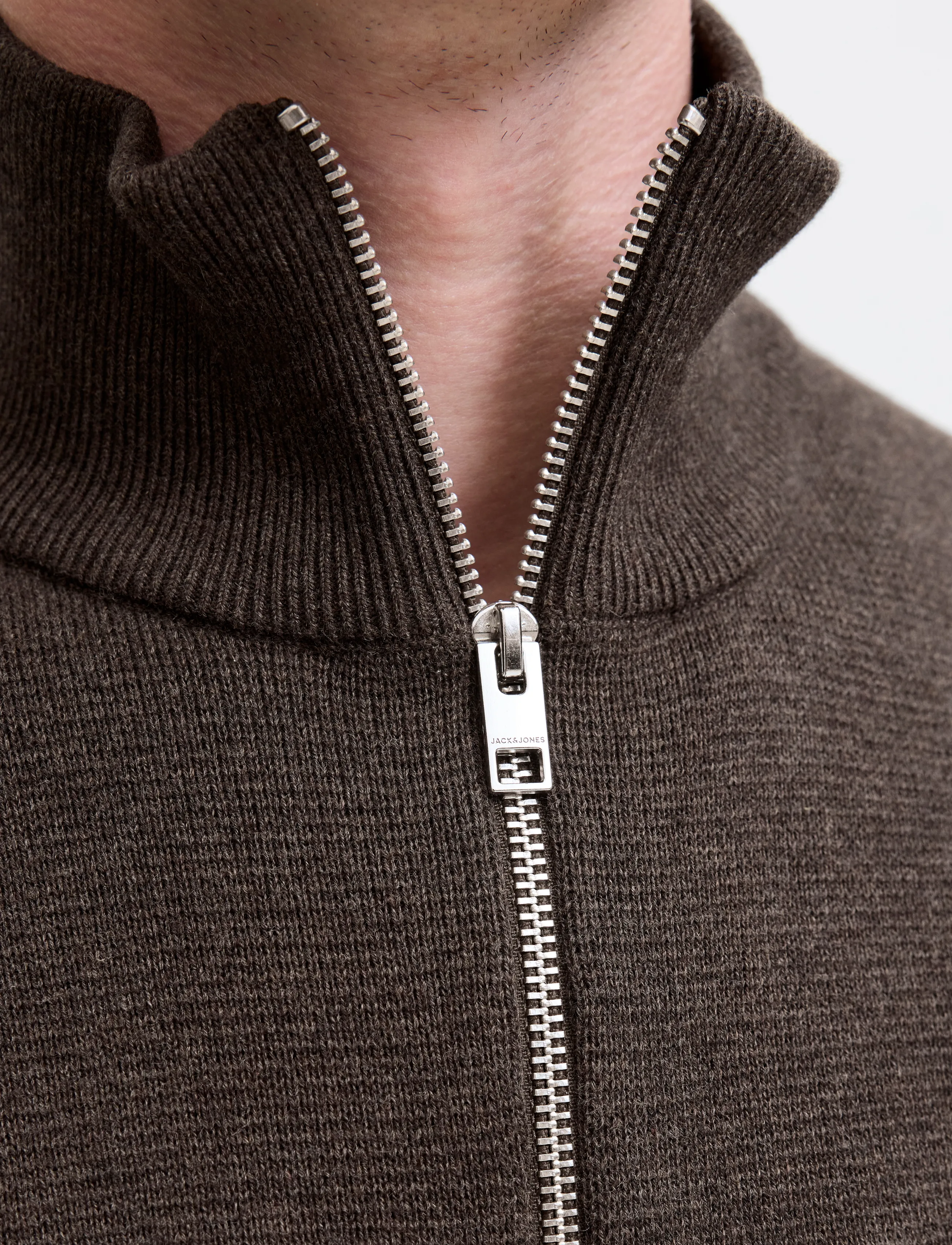 JACK & JONES Jprblamilano Stitch Knit Half Zip Sn stickade tröjor herr – bild 6