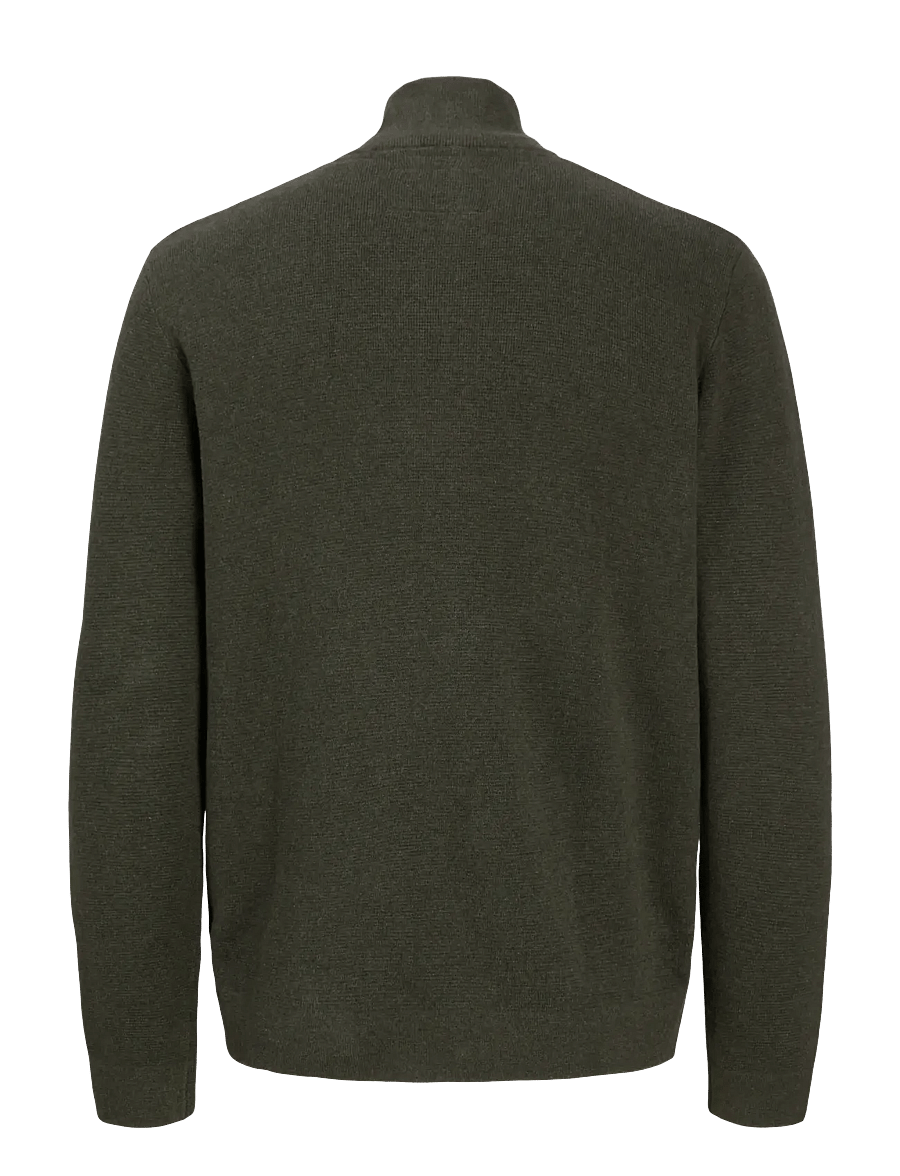 Jack & Jones - JPRBLAMILANO STITCH KNIT HALF ZIP SN - pullover mit halbem reißverschluss - rosin - 1