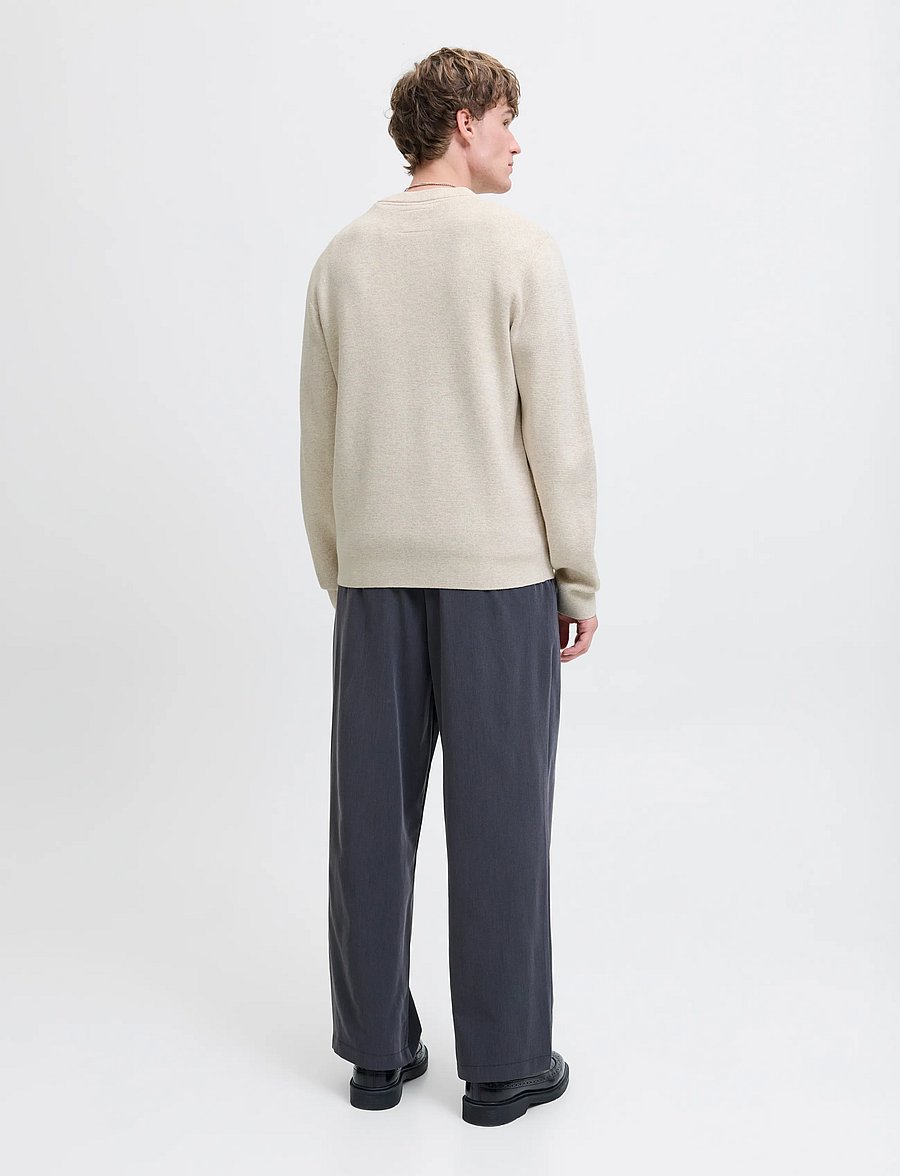 Jack & Jones - JPRBLAMILANO STITCH KNIT CREW NECK SN - rundhalsad - cloud dancer - 2