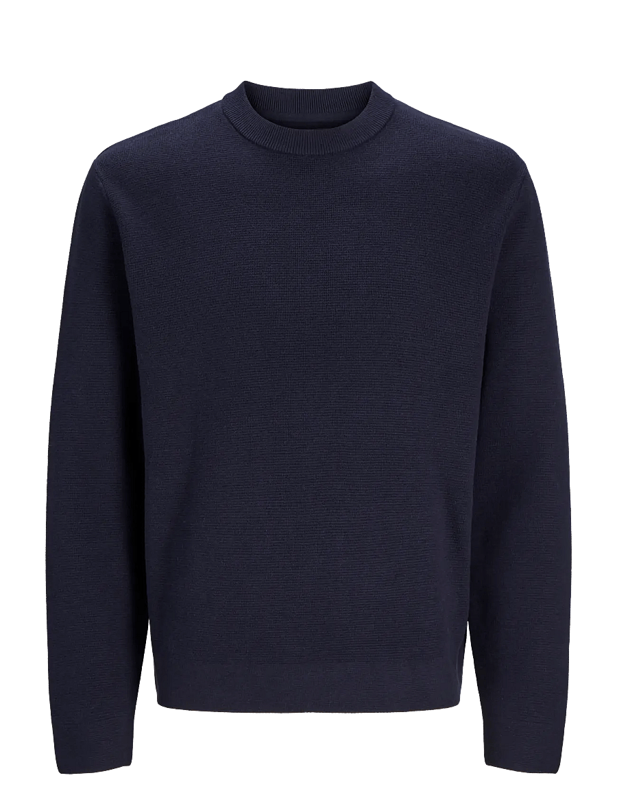 Jack & Jones - JPRBLAMILANO STITCH KNIT CREW NECK SN - rundhalsad - night sky - 1
