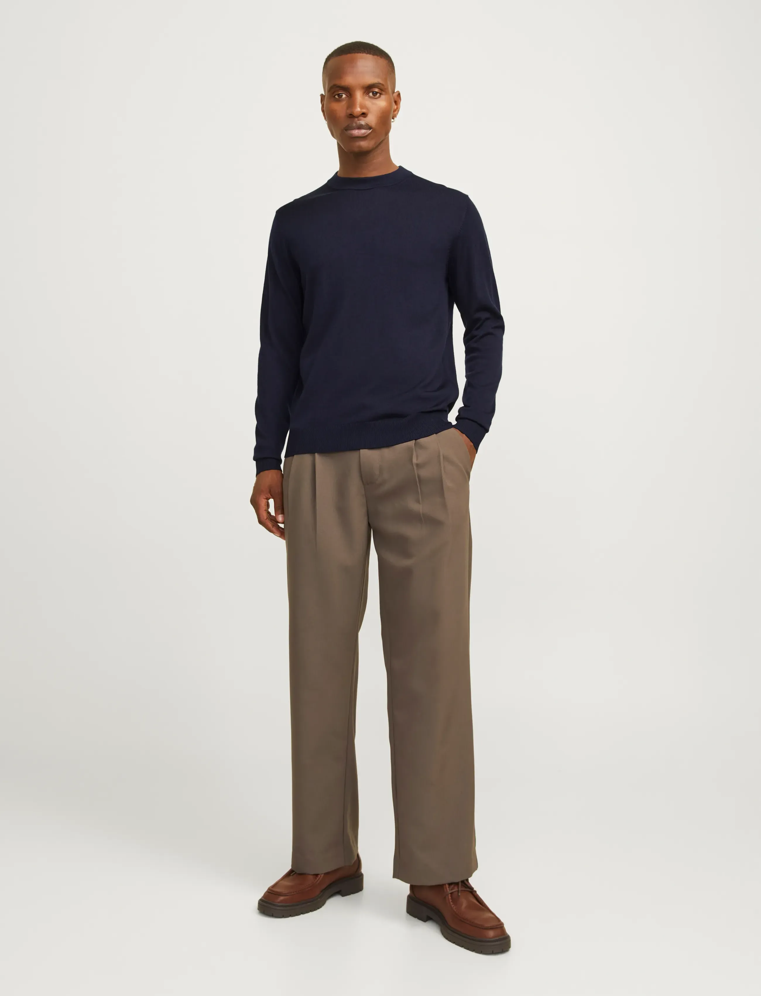Jack & Jones - JPRBLAMILANO STITCH KNIT CREW NECK SN - rundhals - night sky - 3