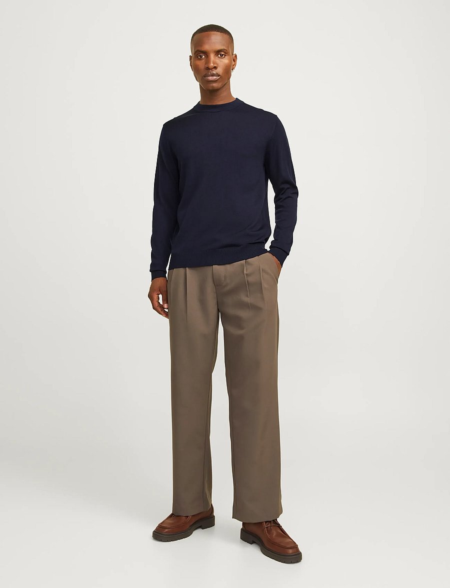 Jack & Jones - JPRBLAMILANO STITCH KNIT CREW NECK SN - rundhalsad - night sky - 3
