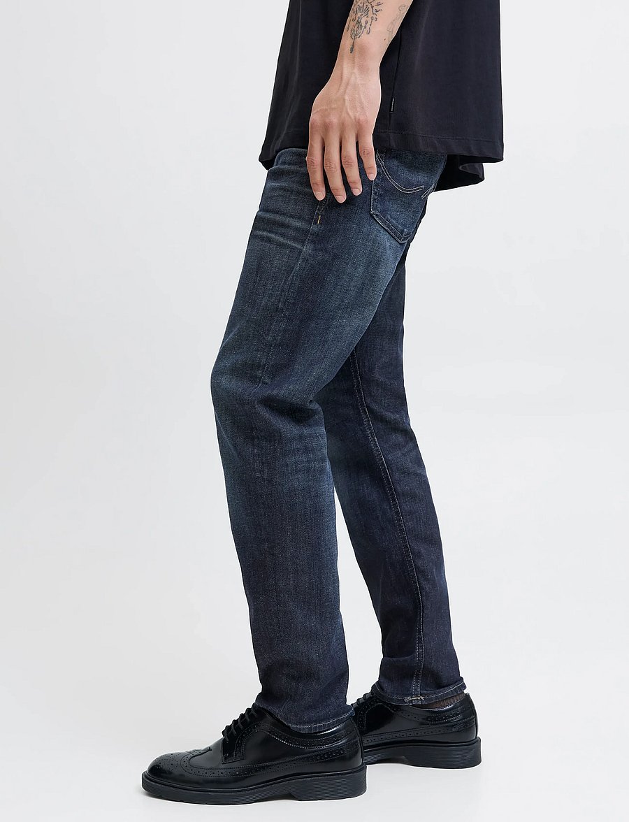 Jack & Jones - JJIMIKE JJORIGINAL JJ 156 NOOS - brīva piegriezuma džinsi - blue denim - 4