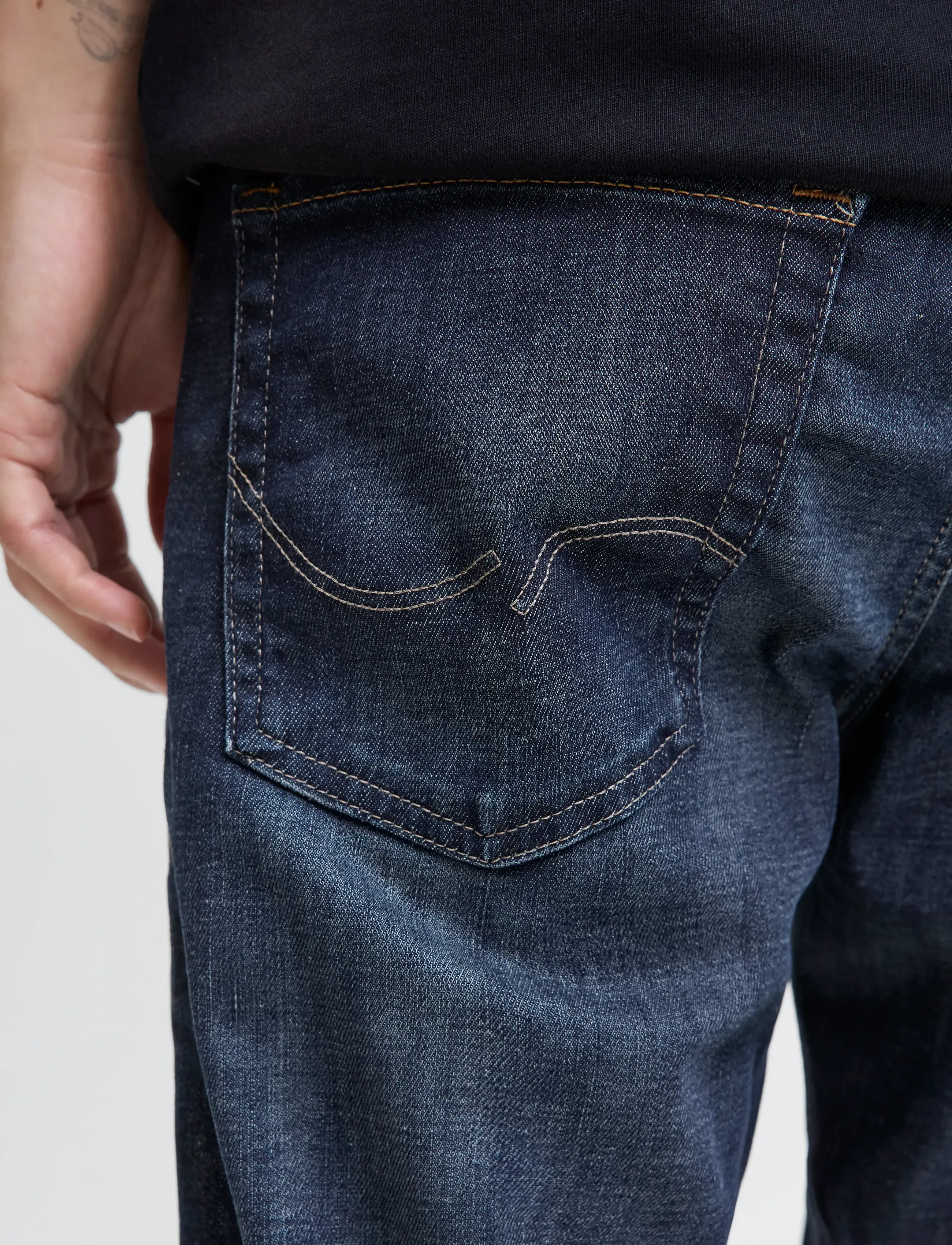Jack & Jones - JJIMIKE JJORIGINAL JJ 156 NOOS - brīva piegriezuma džinsi - blue denim - 5