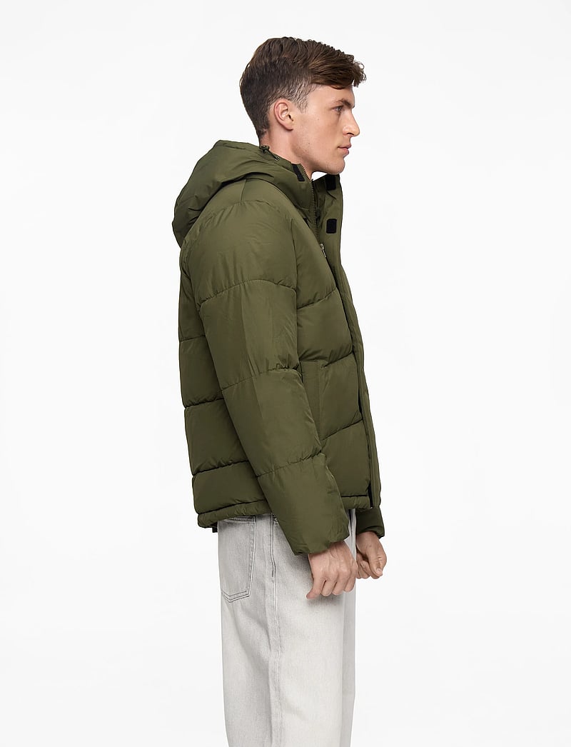 Jack & Jones - JJWORLD PUFFER JACKET - winterjacken - olive night - 3