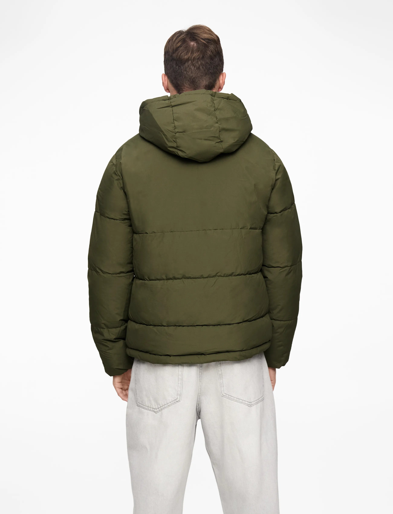 Jack & Jones - JJWORLD PUFFER JACKET - vinterjackor - olive night - 4
