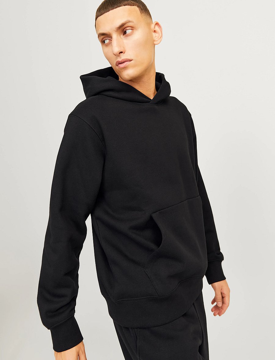 Jack & Jones - JJEURBAN EDGE SWEAT HOOD NOOS - kapuzenpullover - black - 4