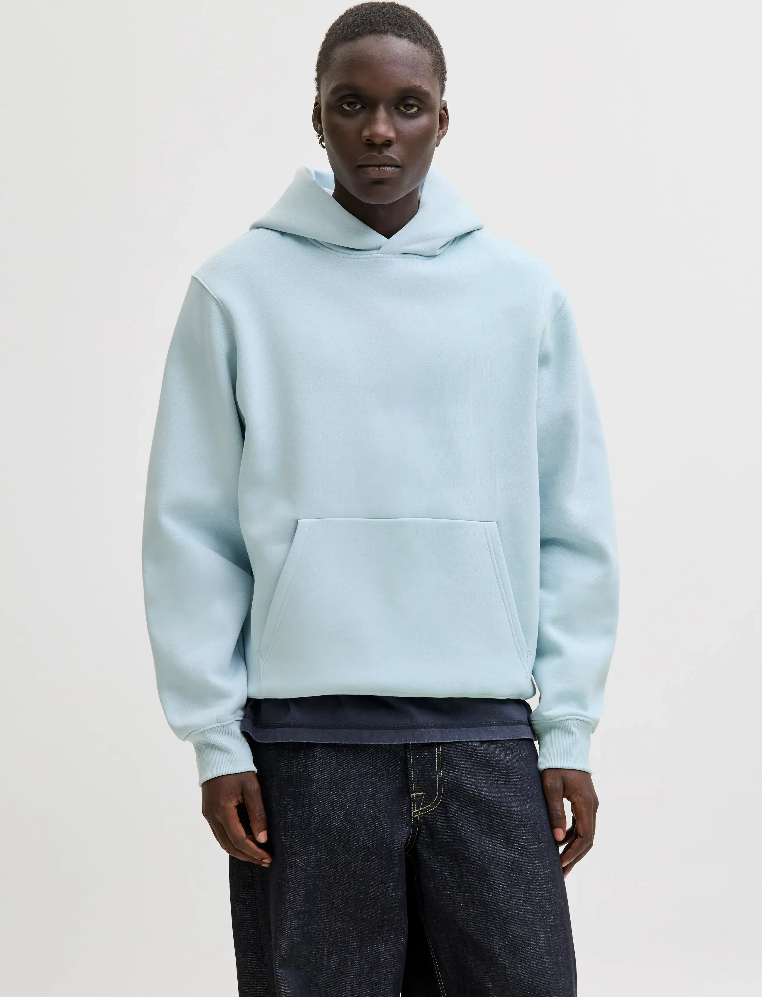 Jack & Jones JJEURBAN EDGE SWEAT HOOD NOOS - Kapuzenpullover - CELESTIAL BLUE / blue