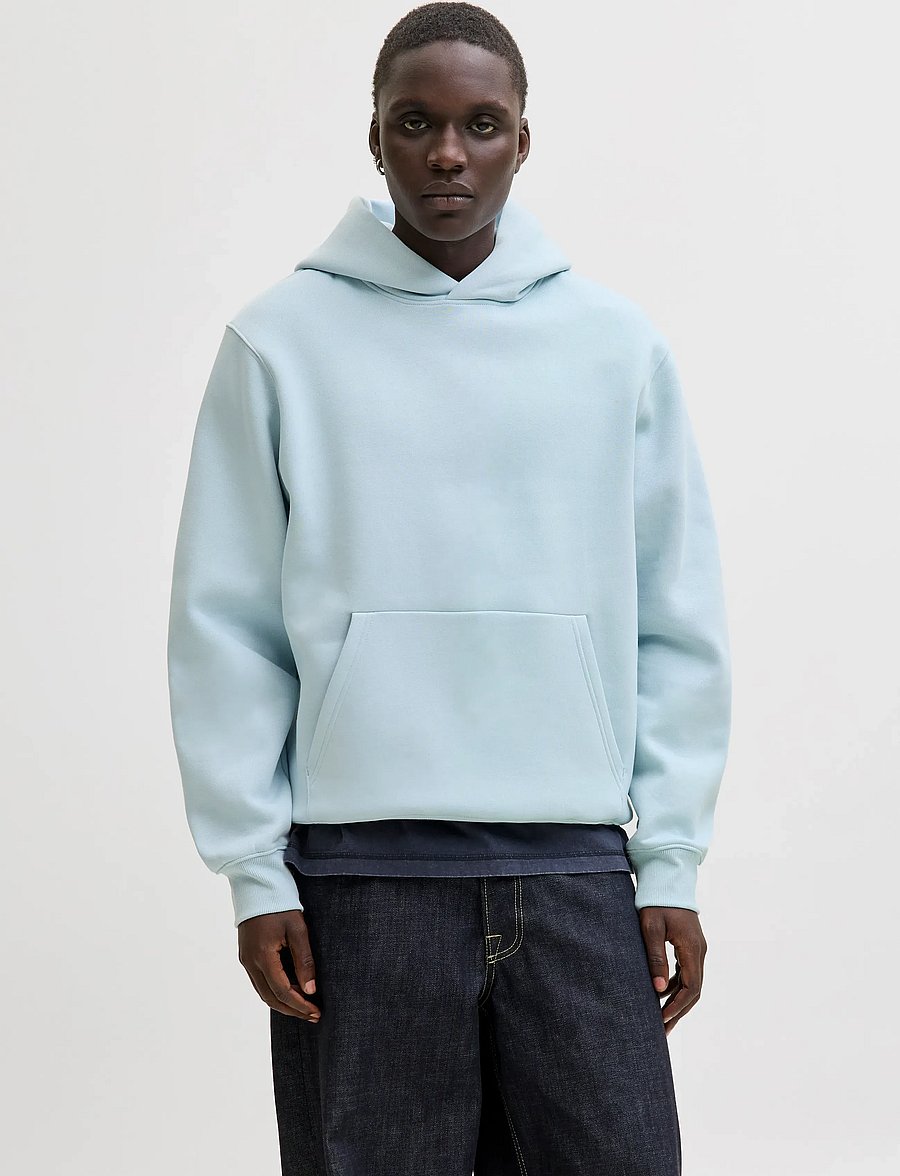 Jack & Jones - JJEURBAN EDGE SWEAT HOOD NOOS - kapuzenpullover - celestial blue - 0