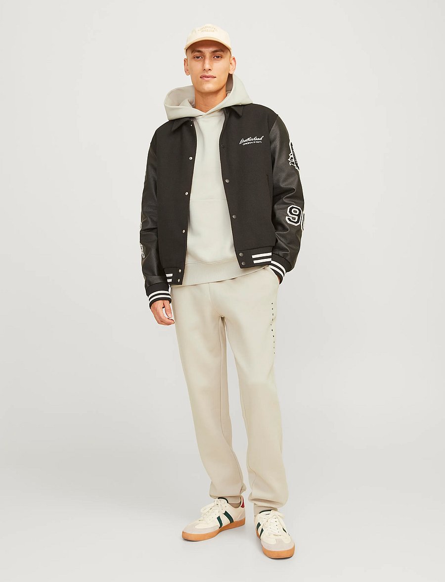 Jack & Jones - JJEURBAN EDGE SWEAT HOOD NOOS - kapuzenpullover - moonbeam - 3
