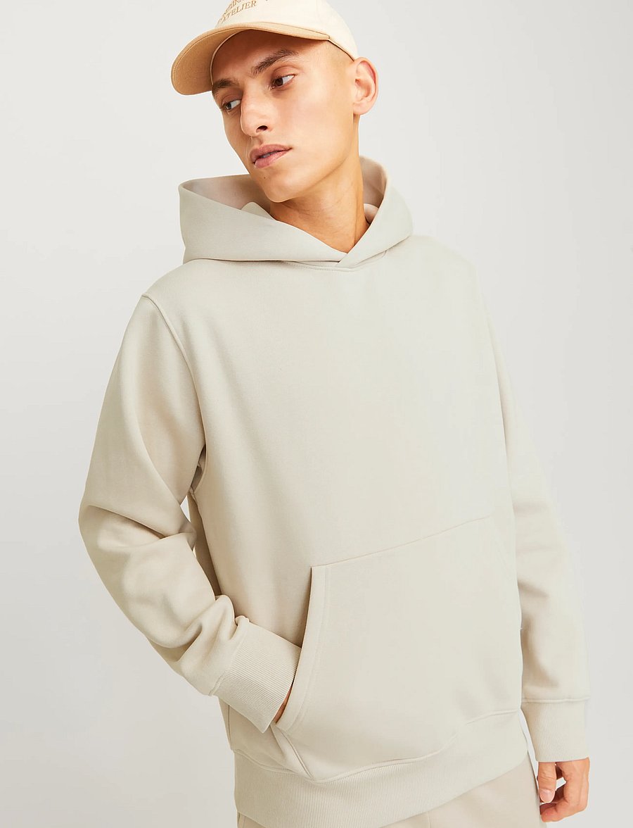 Jack & Jones - JJEURBAN EDGE SWEAT HOOD NOOS - kapuzenpullover - moonbeam - 4