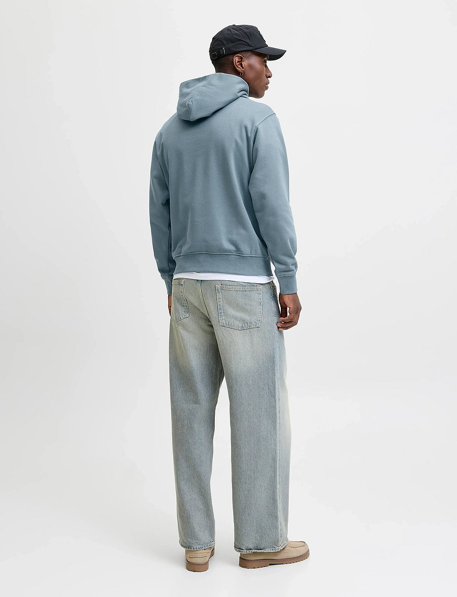 Jack & Jones - JJEURBAN EDGE SWEAT HOOD NOOS - kapuzenpullover - stormy weather - 3