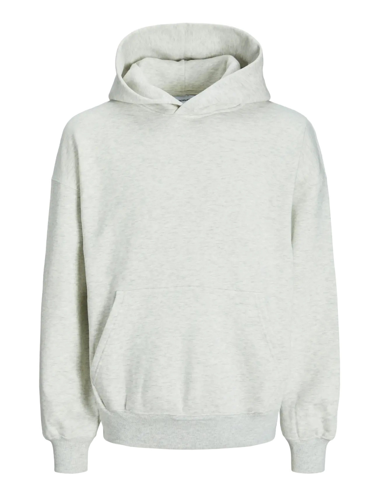 Jack & Jones JJEURBAN EDGE SWEAT HOOD NOOS - Sweatshirts & hættetrøjer - WHITE MELANGE / grey