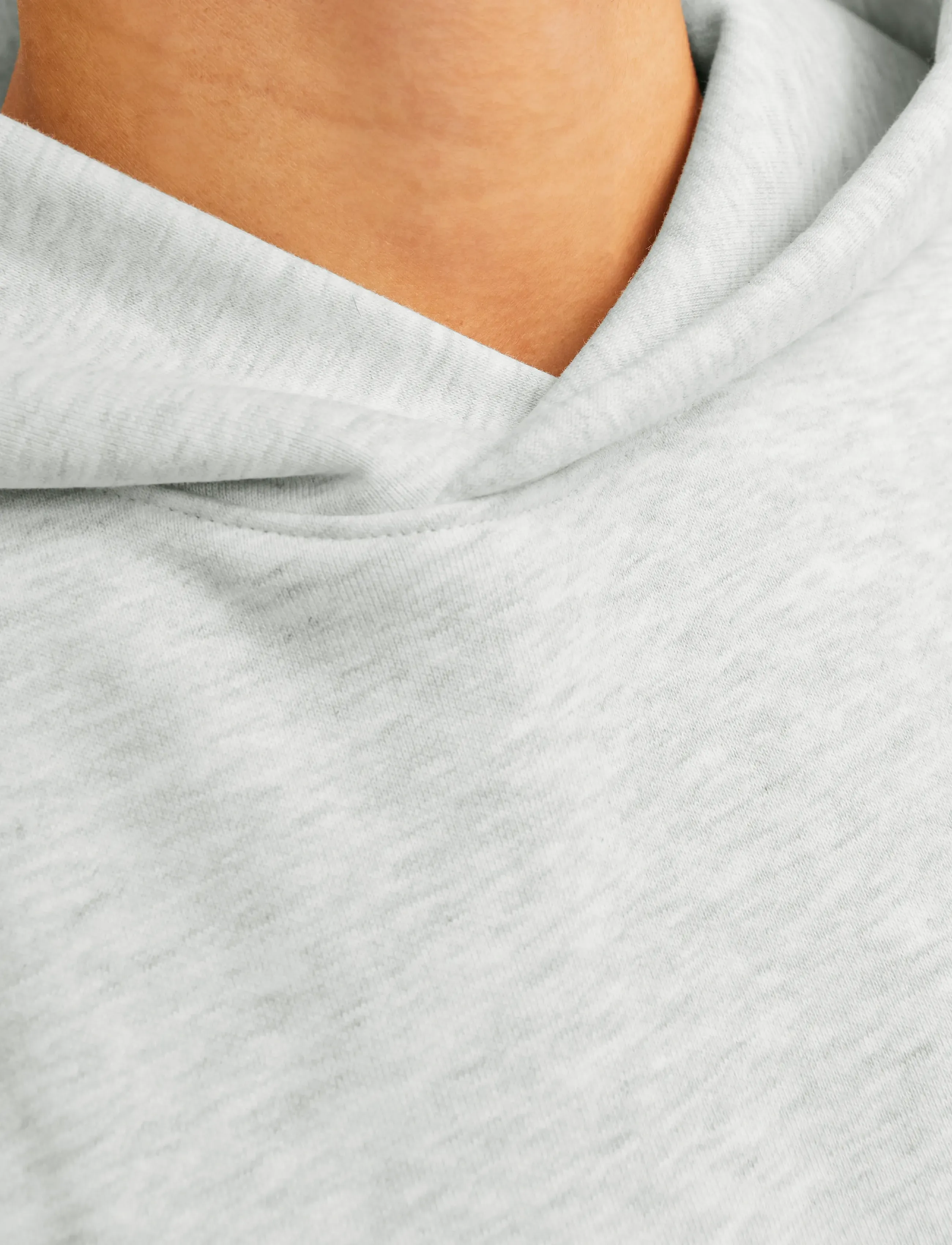 Jack & Jones - JJEURBAN EDGE SWEAT HOOD NOOS - džemperiai su gobtuvu - white melange - 4