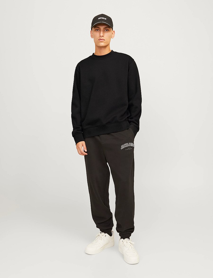 Jack & Jones - JJEURBAN EDGE SWEAT CREW NECK NOOS - collections - black - 0