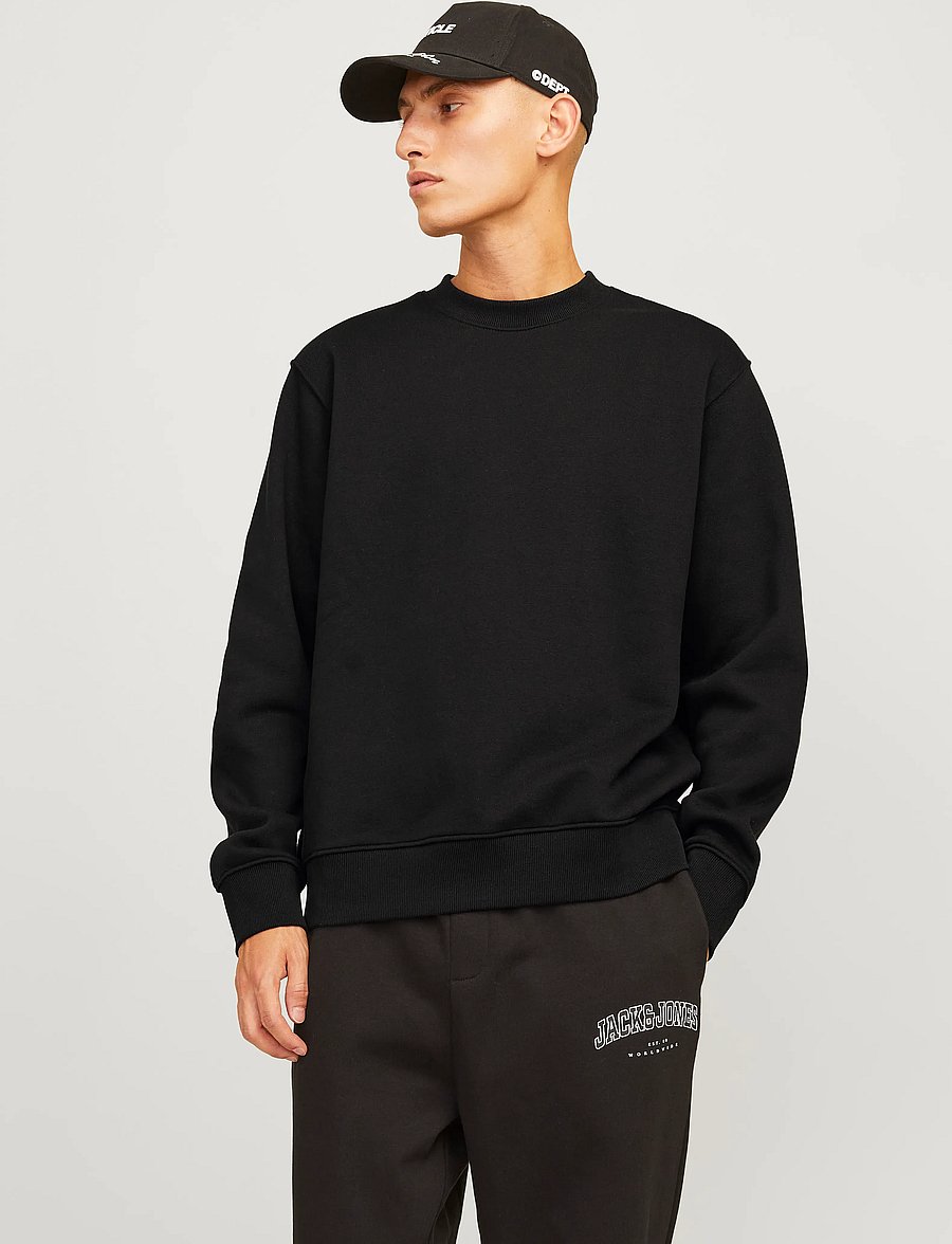 Jack & Jones - JJEURBAN EDGE SWEAT CREW NECK NOOS - collections - black - 5