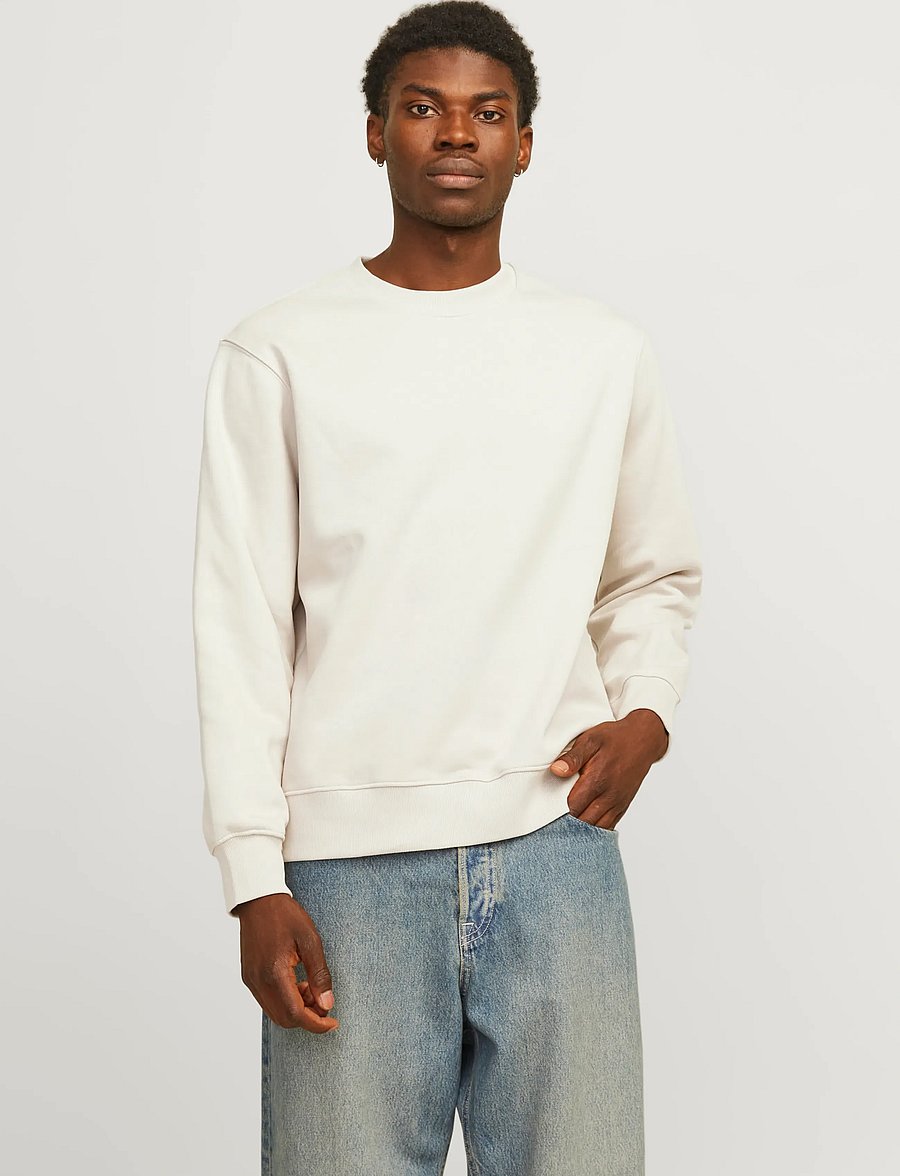 Jack & Jones - JJEURBAN EDGE SWEAT CREW NECK NOOS - kollektioner - moonbeam - 0