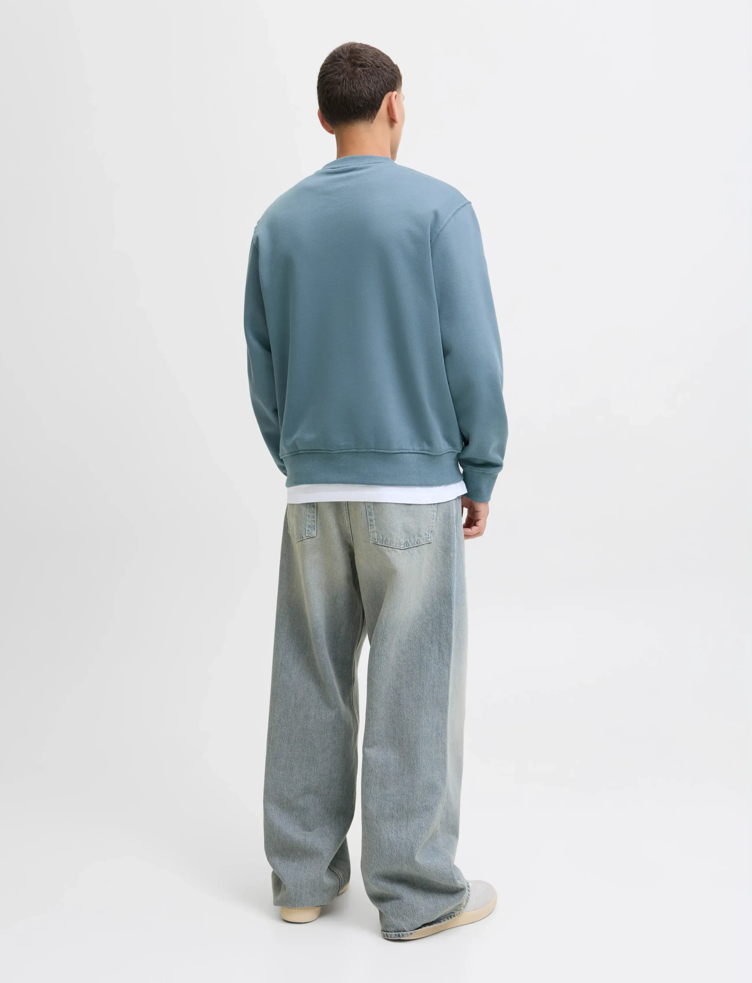 Jack & Jones - JJEURBAN EDGE SWEAT CREW NECK NOOS - kollektioner - stormy weather - 3