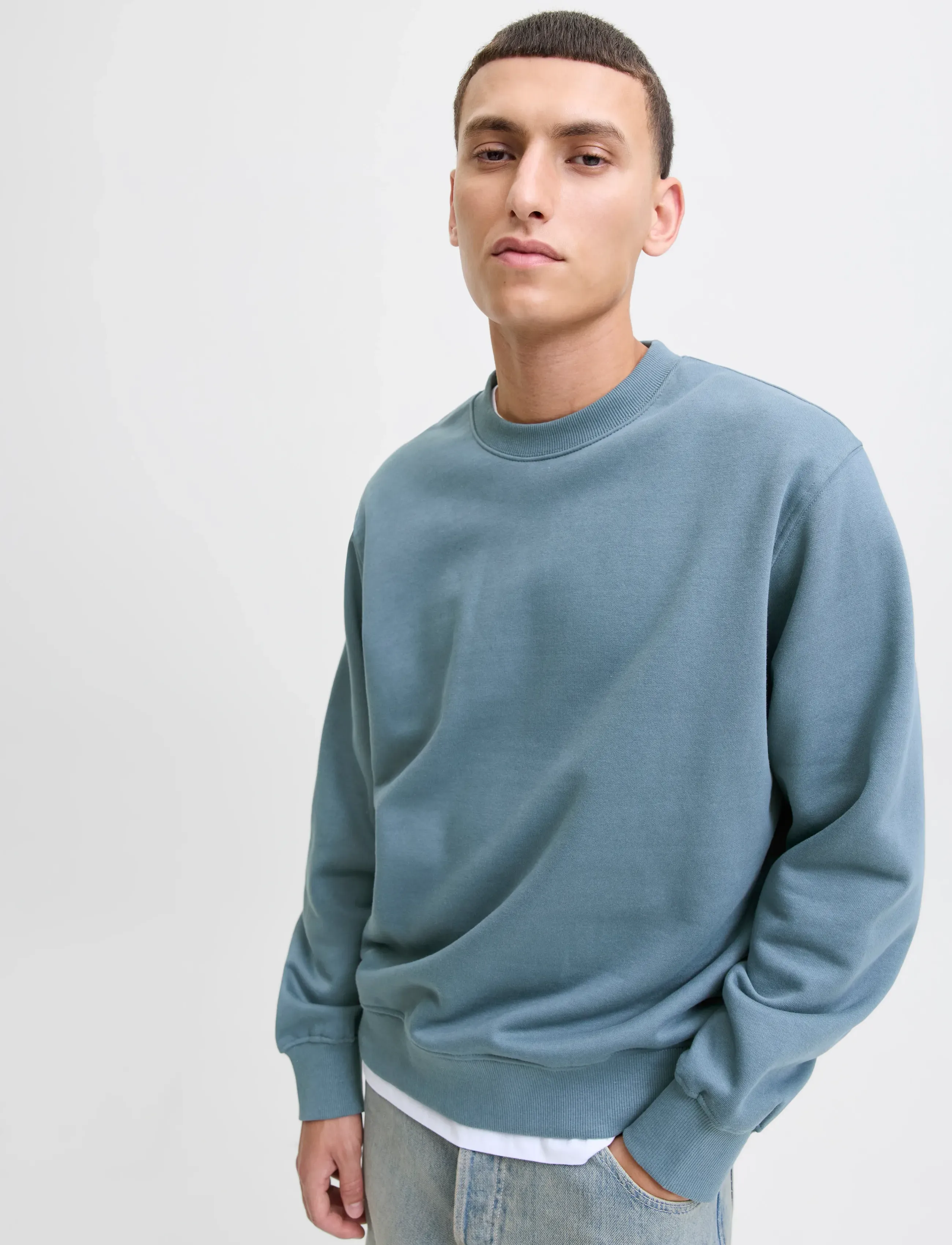 JACK & JONES Jjeurban Edge Sweat Crew Neck Noos sweatshirts herr – bild 6