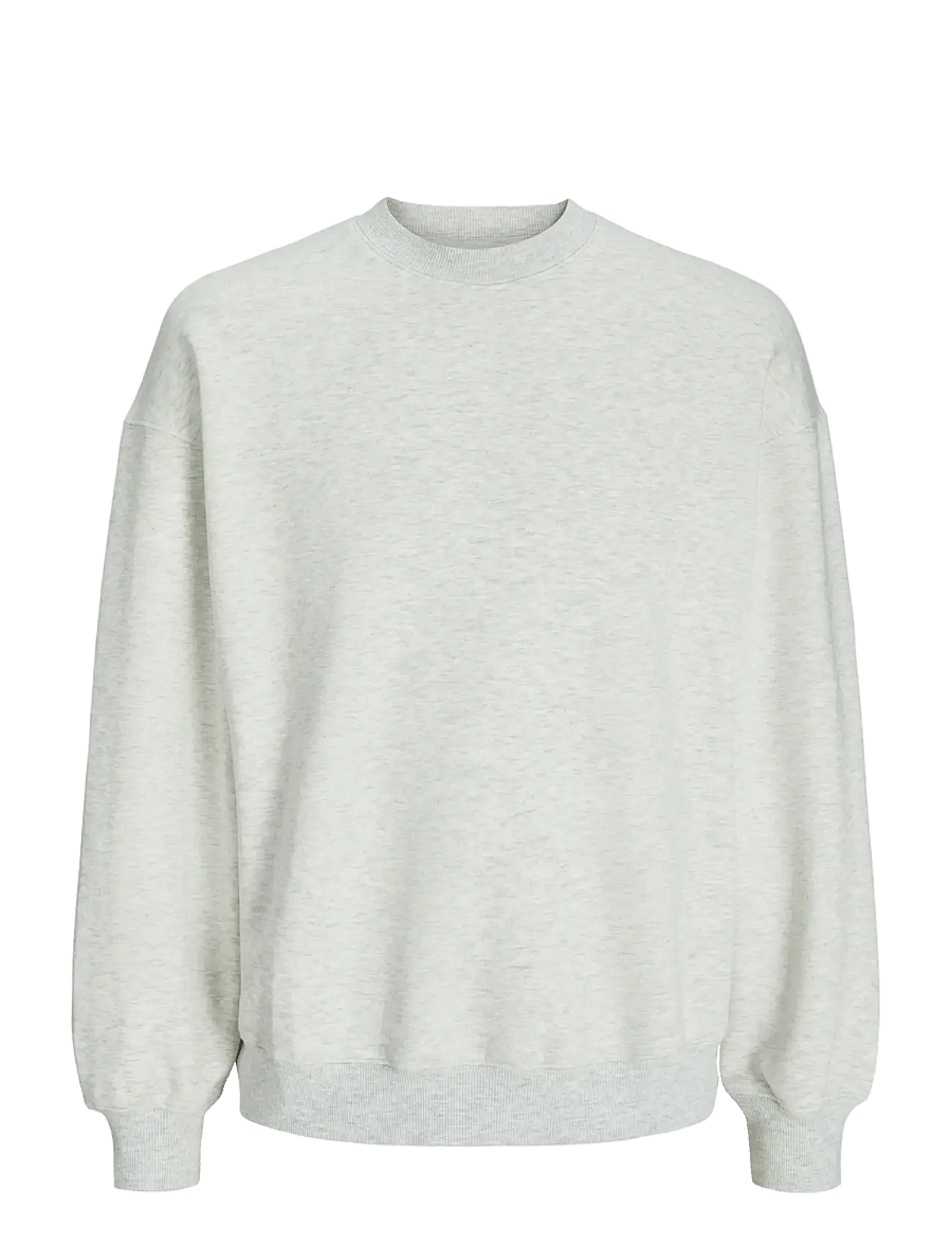 Jack & Jones - JJEURBAN EDGE SWEAT CREW NECK NOOS - collections - white melange - 1