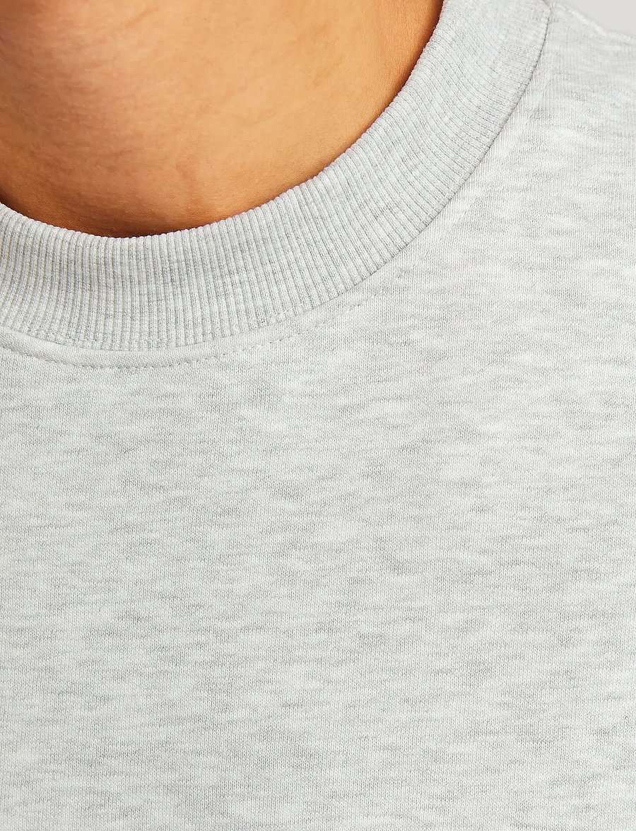 Jack & Jones - JJEURBAN EDGE SWEAT CREW NECK NOOS - collections - white melange - 4