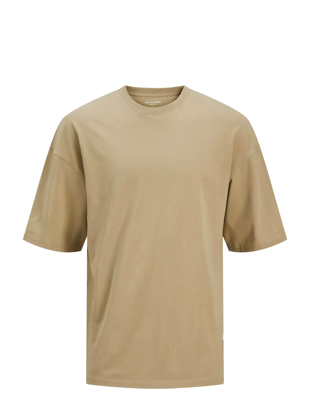 JACK & JONES Jjecharge Tee O-Neck Noos Beige - M - Herren