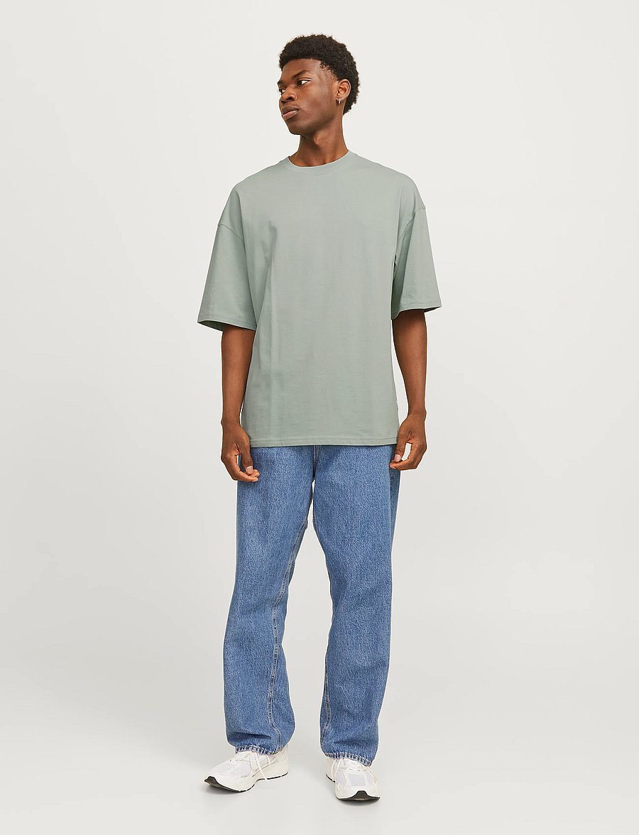 Jack & Jones - JJECHARGE TEE O-NECK NOOS - kortärmade t-shirts - iceberg green - 4