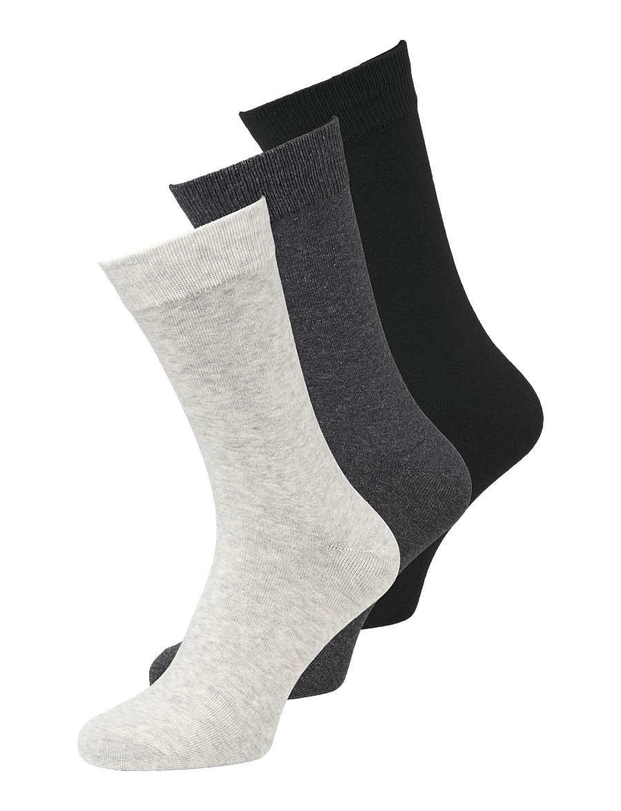 Jack & Jones - JACRAFAEL SOCKS 3 PACK NOOS - tennissocken - black - 0