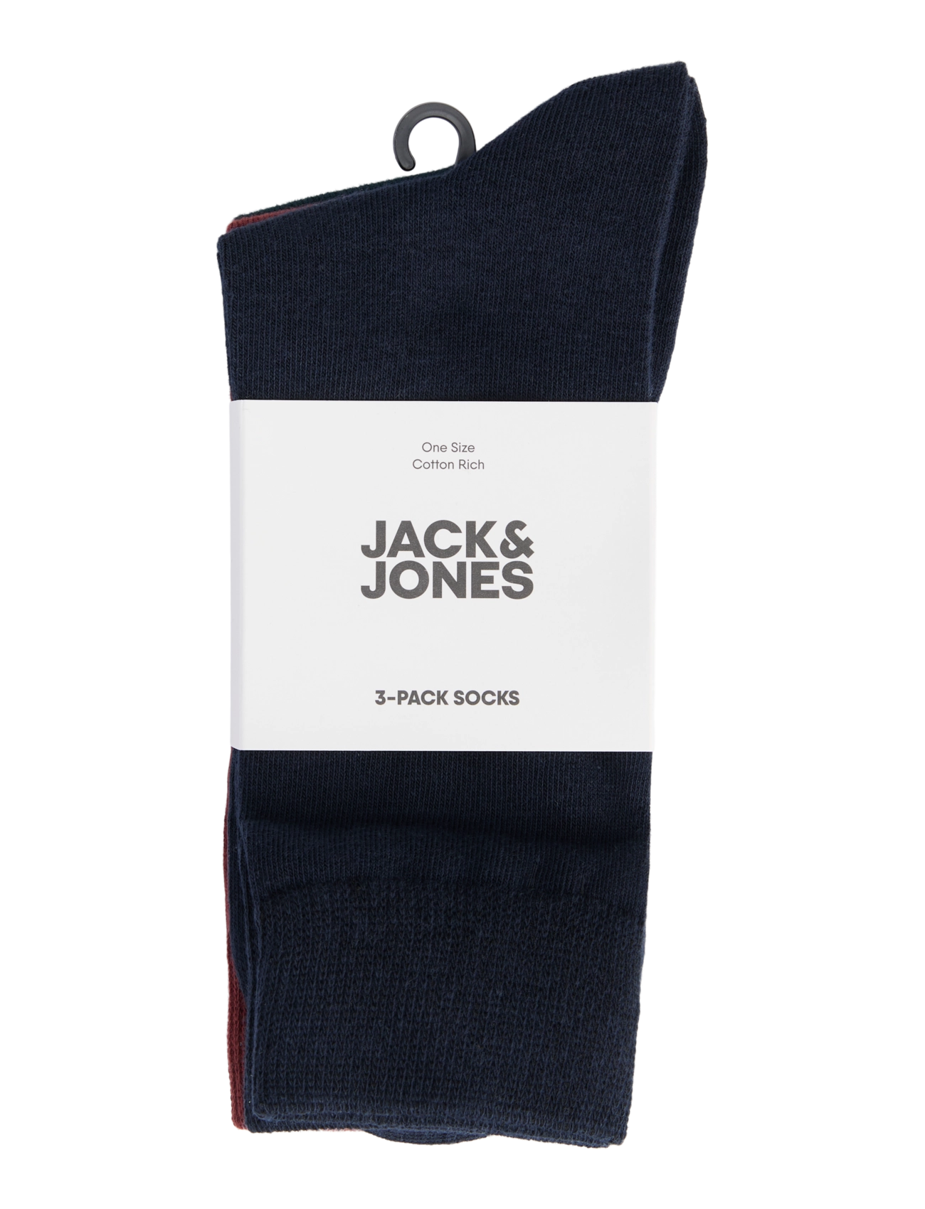 Jack & Jones - JACRAFAEL SOCKS 3 PACK NOOS - tennissocken - scarab - 1