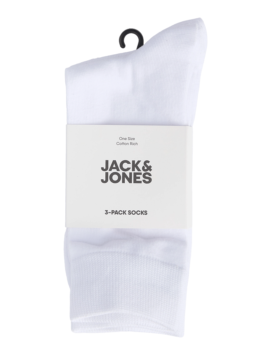 Jack & Jones - JACRAFAEL SOCKS 3 PACK NOOS - tennissocken - white - 1
