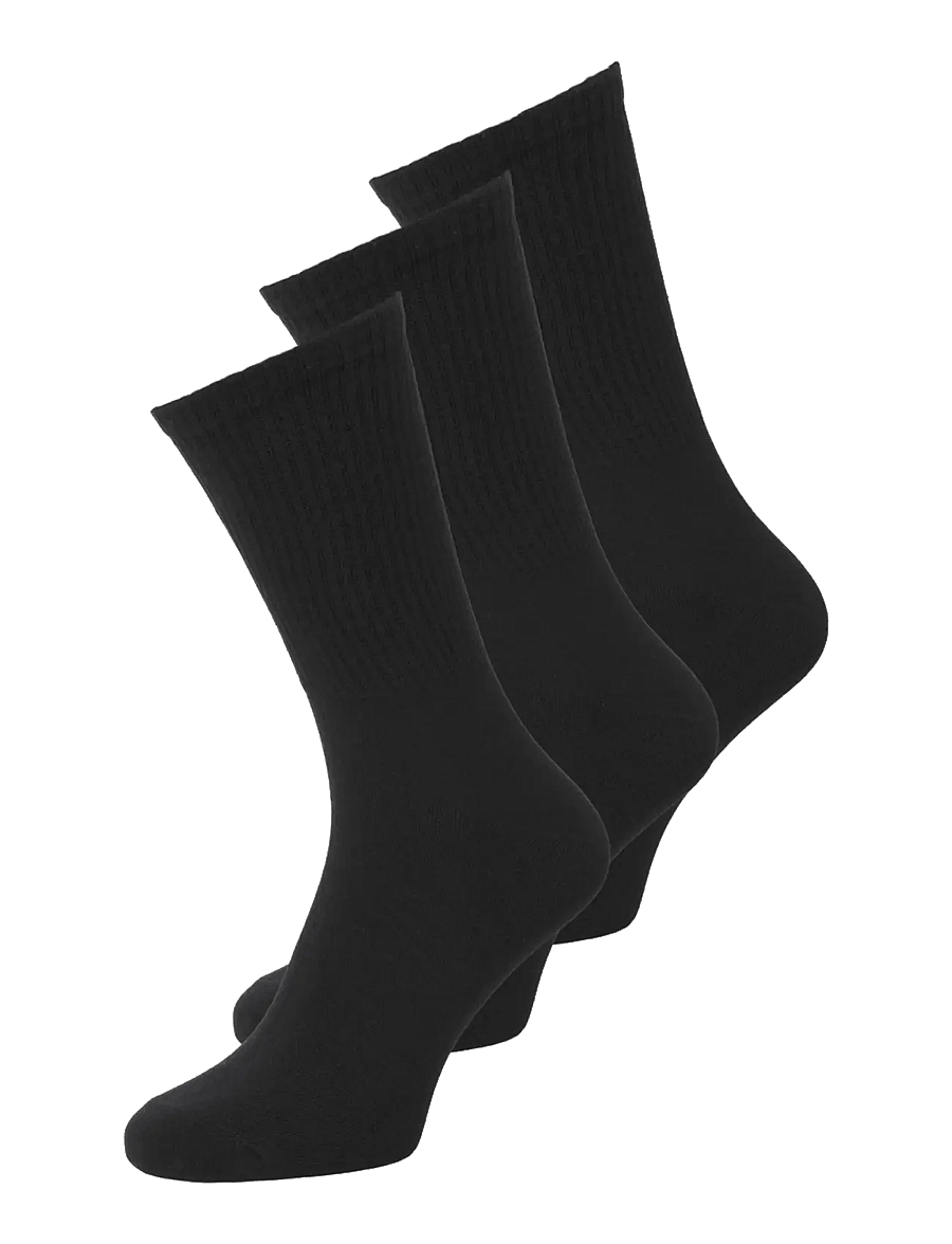 Jack & Jones - JACCHARLES TENNIS SOCK 3 PACK NOOS - tennissocken - black - 0