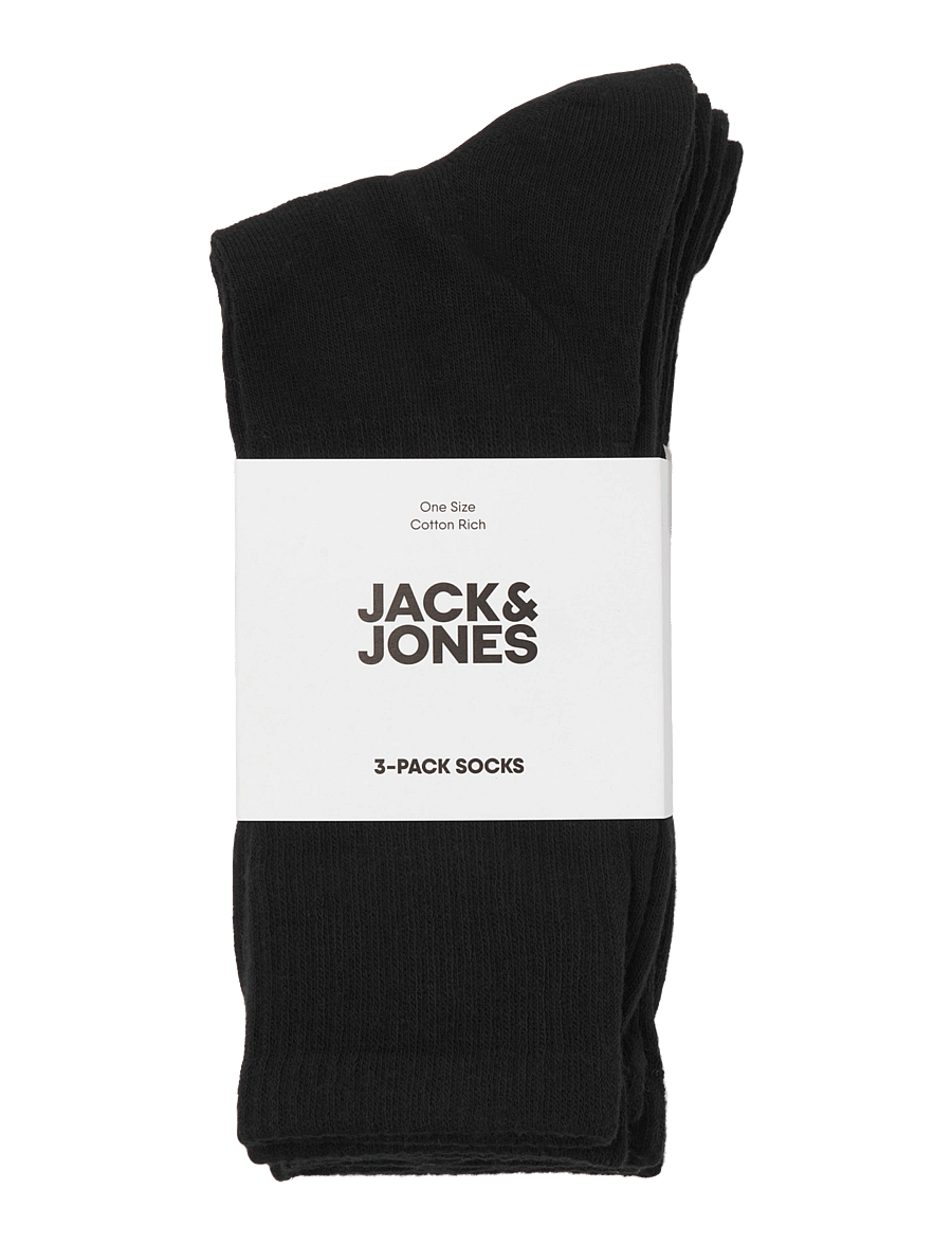 Jack & Jones - JACCHARLES TENNIS SOCK 3 PACK NOOS - tennissocken - black - 1