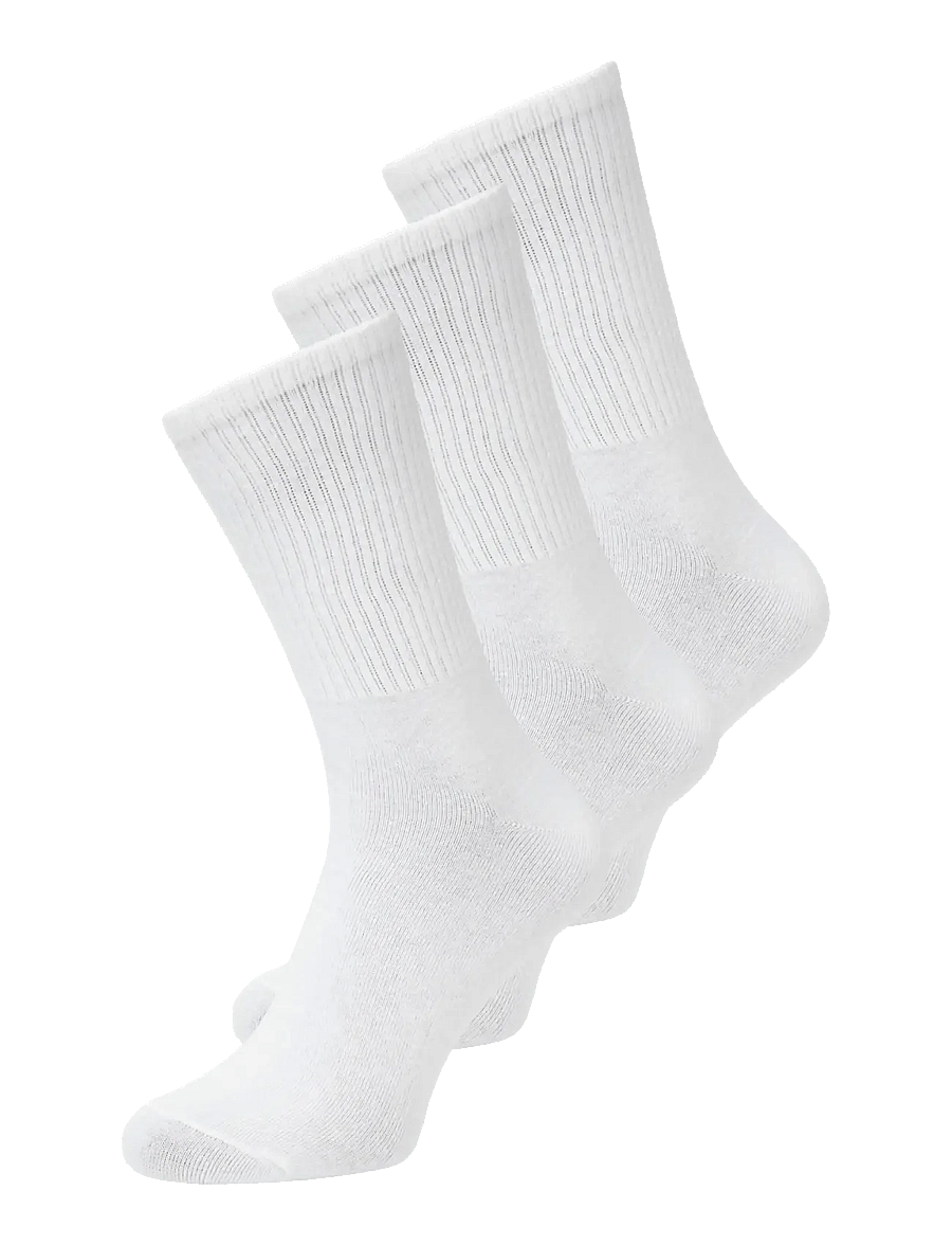Jack & Jones - JACCHARLES TENNIS SOCK 3 PACK NOOS - tennissocken - white - 0