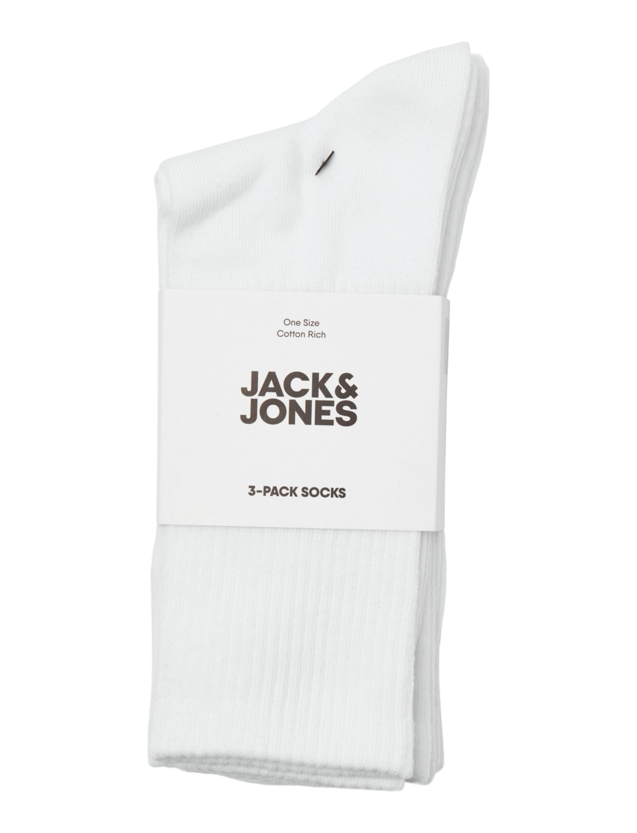 Jack & Jones - JACCHARLES TENNIS SOCK 3 PACK NOOS - tennissocken - white - 1