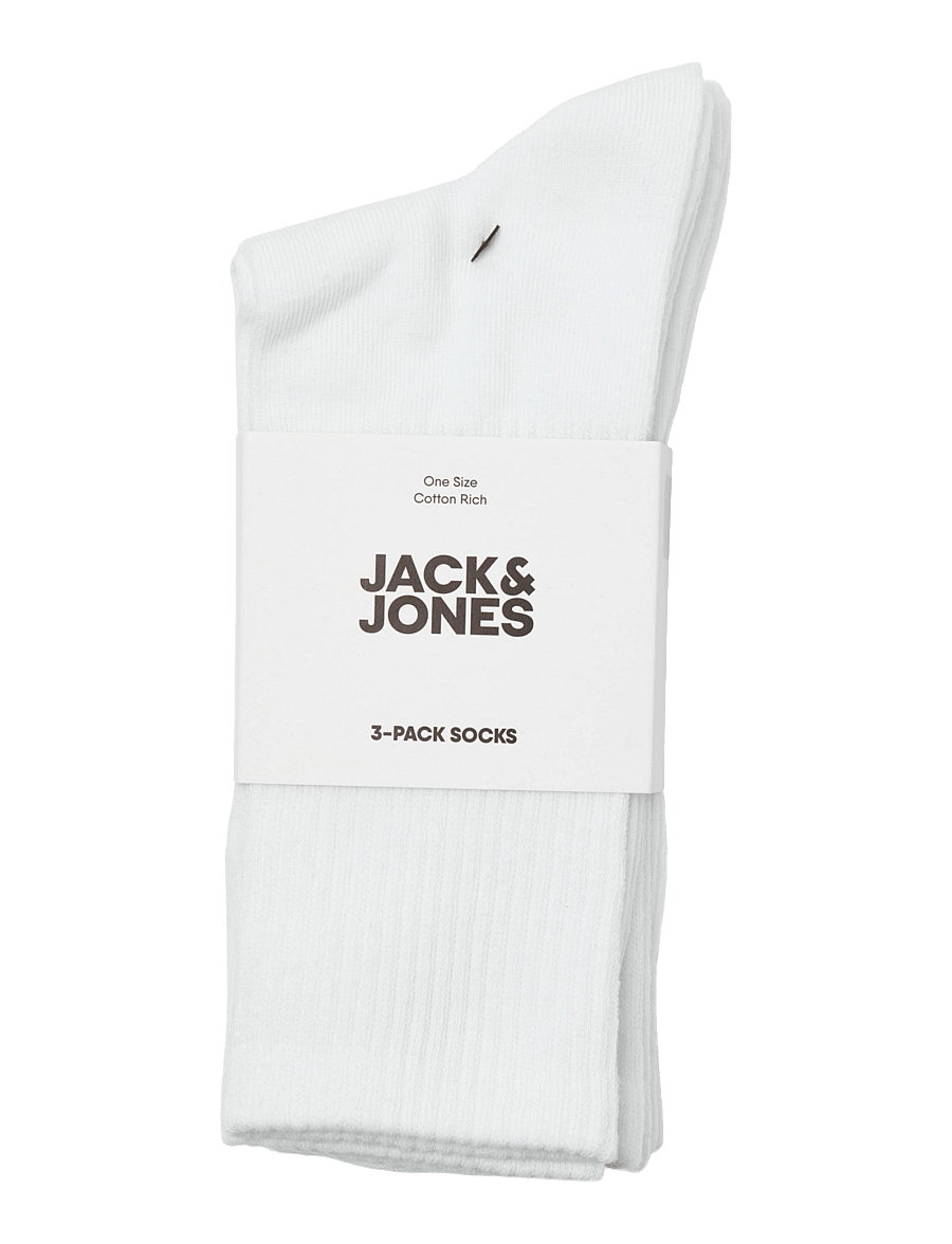 Jack & Jones - JACCHARLES TENNIS SOCK 3 PACK NOOS - tennissocken - white - 1