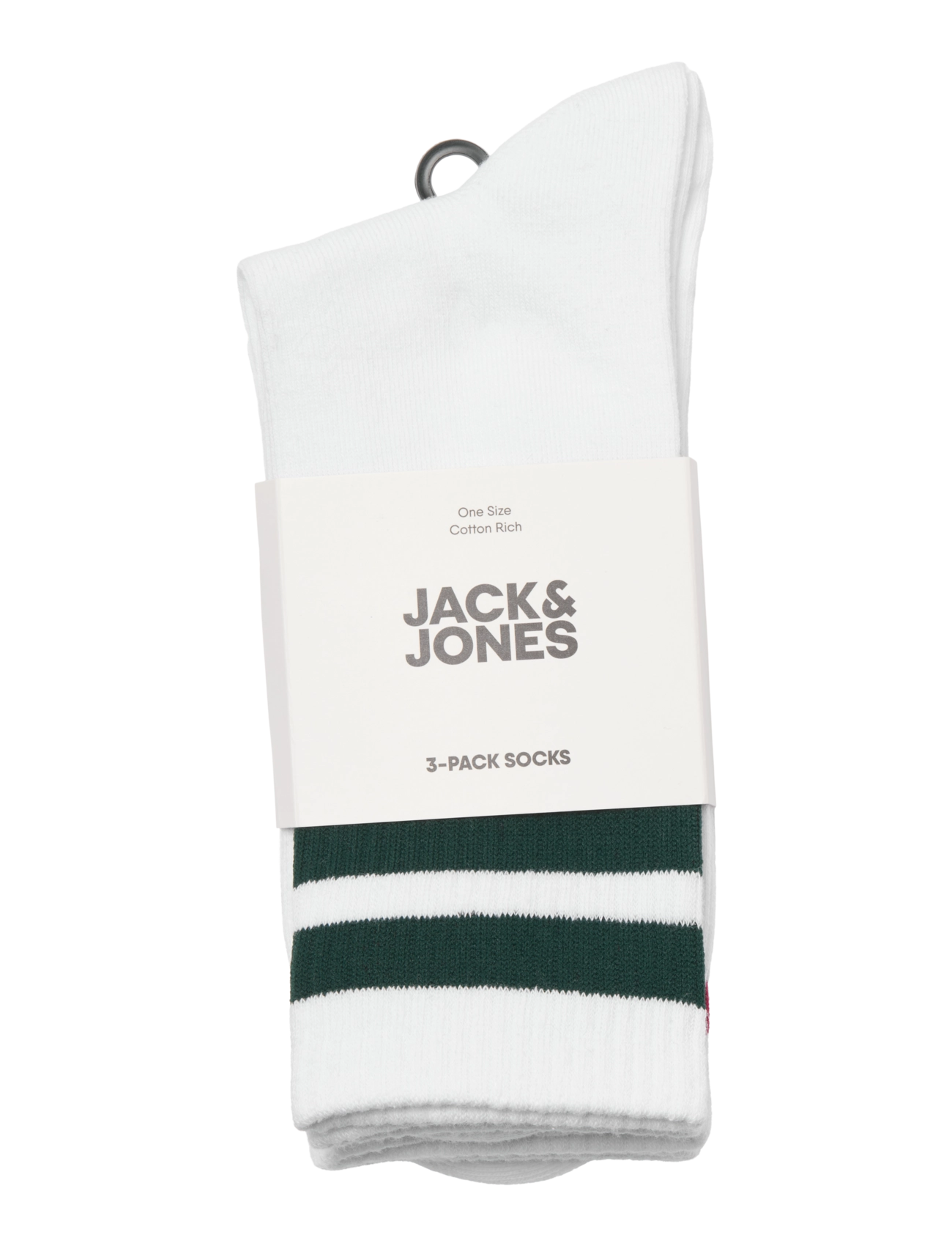 Jack & Jones - JACTRAVIS TENNIS SOCK 3 PACK NOOS - tennissocken - white - 1