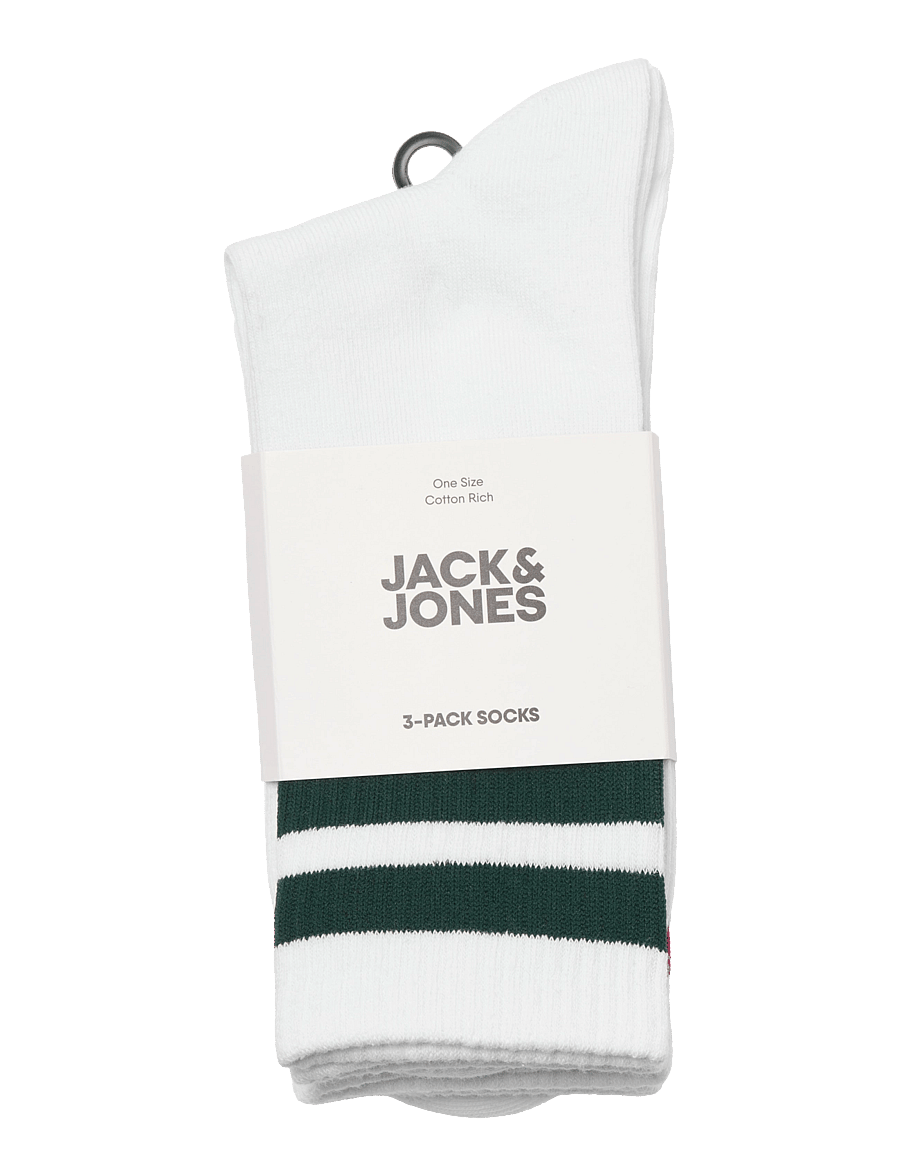 Jack & Jones - JACTRAVIS TENNIS SOCK 3 PACK NOOS - tennissocken - white - 1