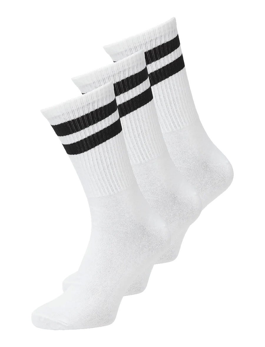 Jack & Jones - JACTRAVIS TENNIS SOCK 3 PACK NOOS - tennissocken - white - 0
