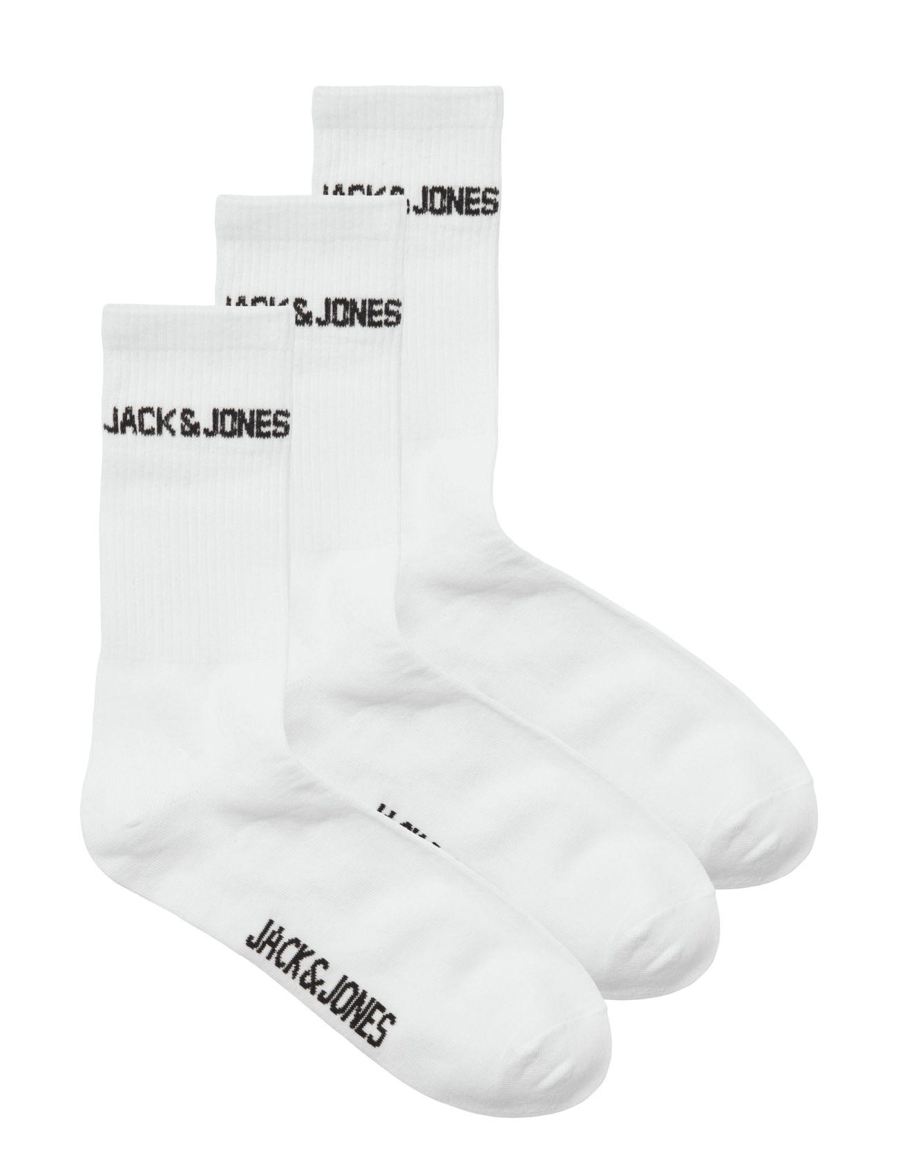 Jack & Jones JACMELVIN TENNIS SOCK 3 PACK NOOS - Unterwäsche - WHITE / white
