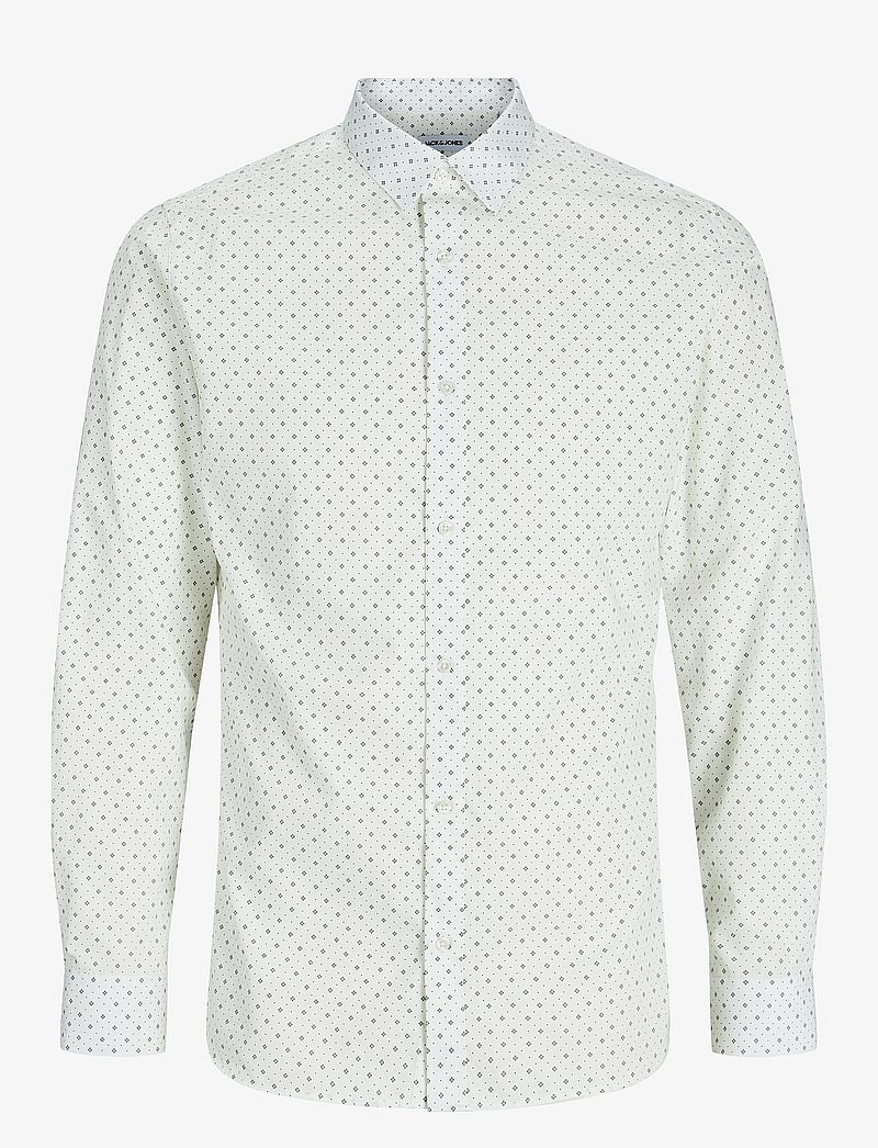 Jack & Jones - JJJOE PRINT SHIRT LS AW24 - mönstrade skjortor - white - 1