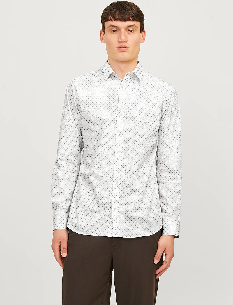 Jack & Jones - JJJOE PRINT SHIRT LS AW24 - mönstrade skjortor - white - 3