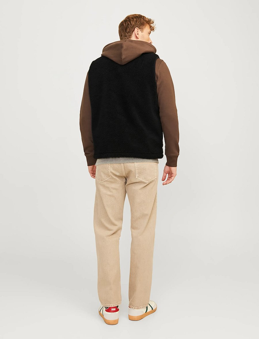 Jack & Jones - JORVESTERBRO TEDDY BODYWARMER AW24 NOOS - westen - black - 2