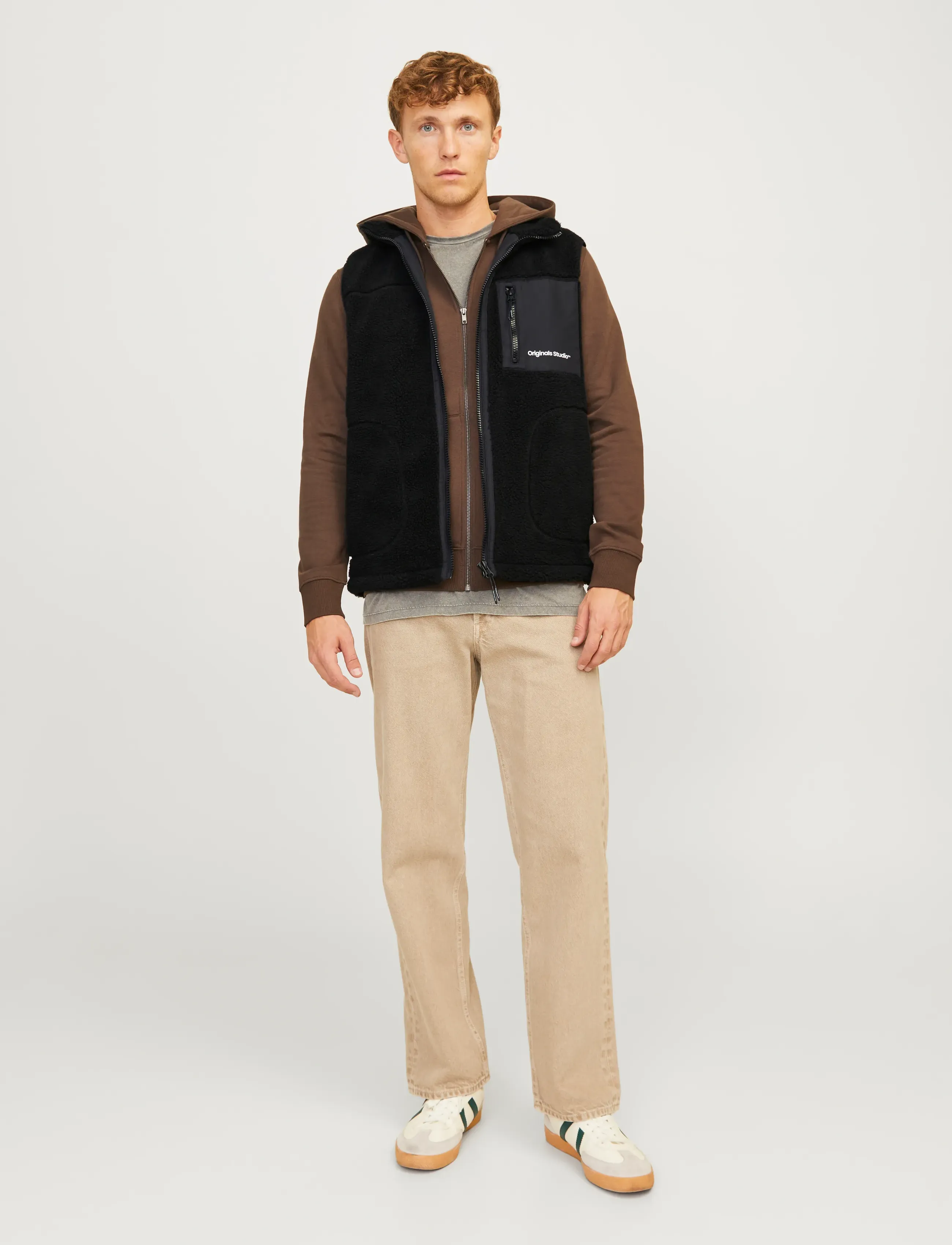 Jack & Jones - JORVESTERBRO TEDDY BODYWARMER AW24 NOOS - westen - black - 5